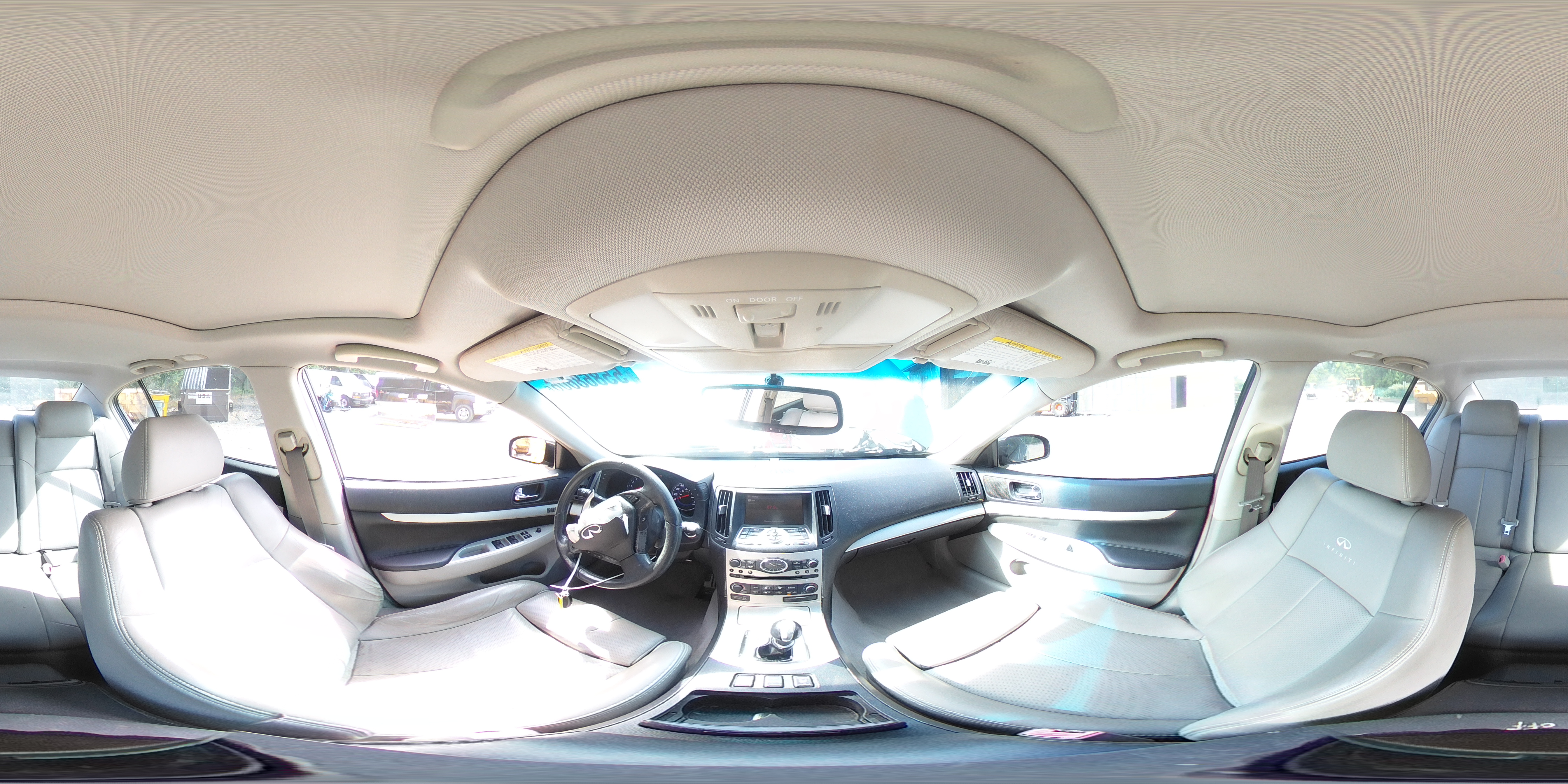 2008 Infiniti G35 X Silver vin: JNKBV61F88M274761