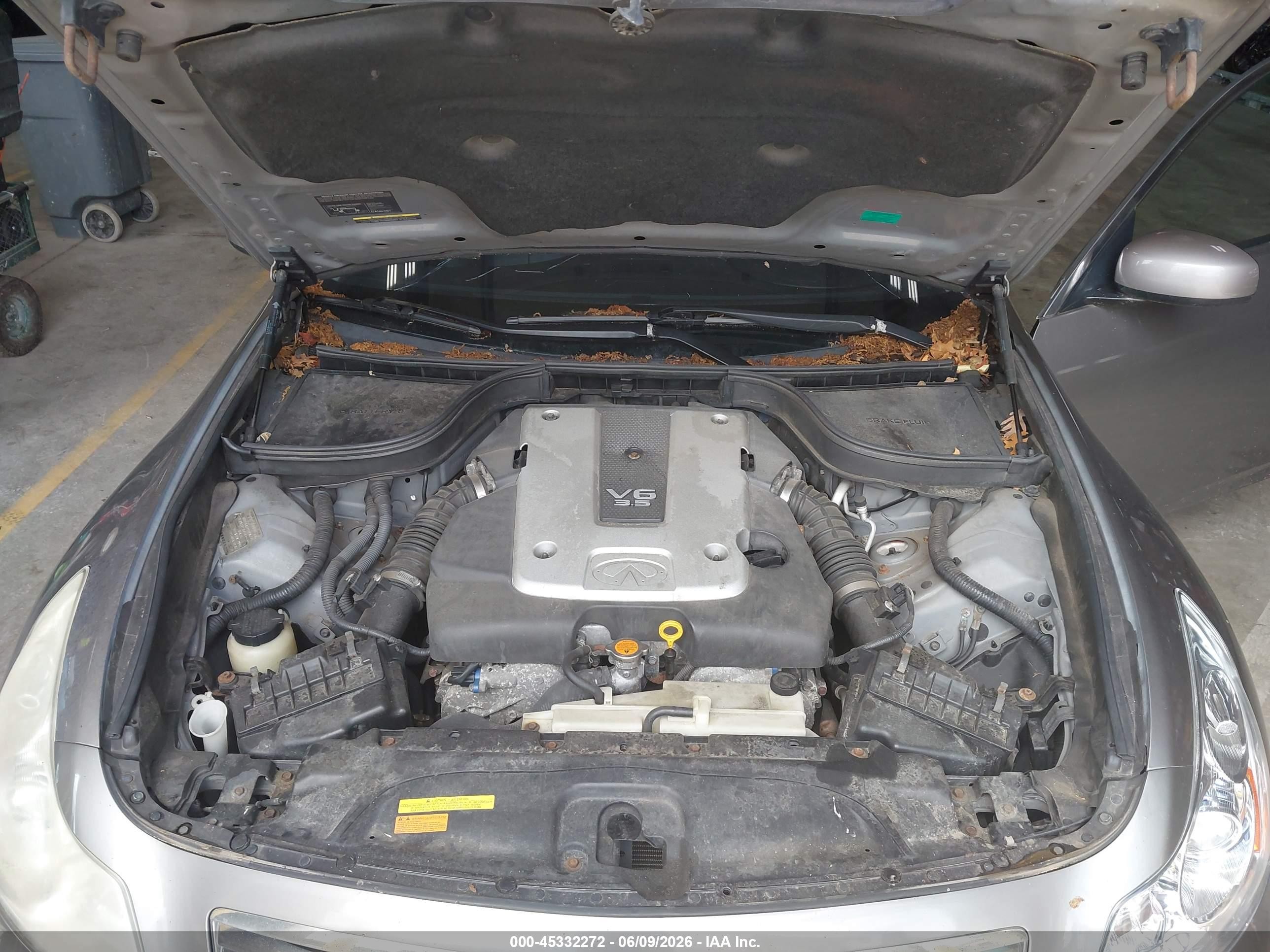 2008 Infiniti G35x   Gray vin: JNKBV61F88M276235