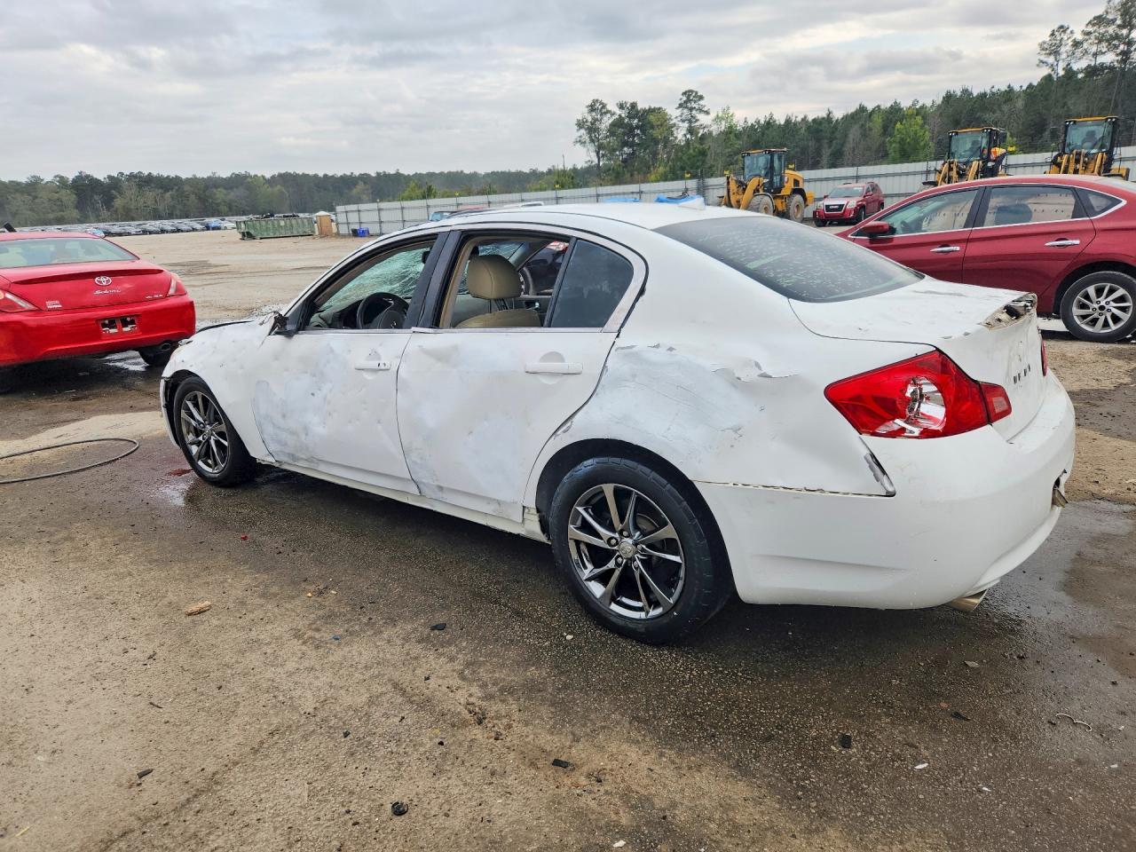 2008 Infiniti G35 X Белый vin: JNKBV61F88M280169