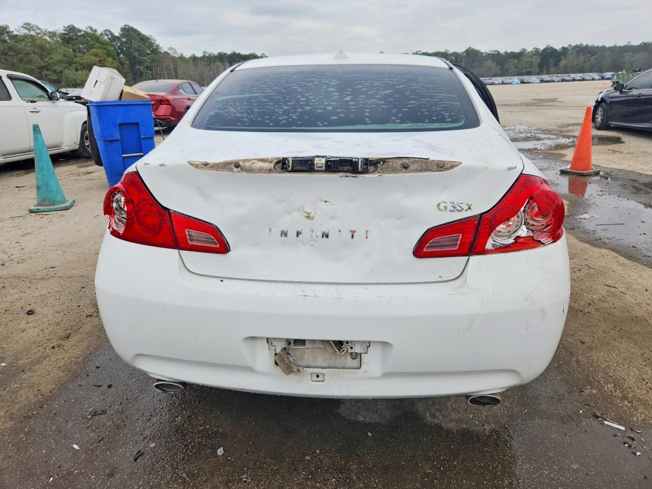 2008 Infiniti G35 X Белый vin: JNKBV61F88M280169