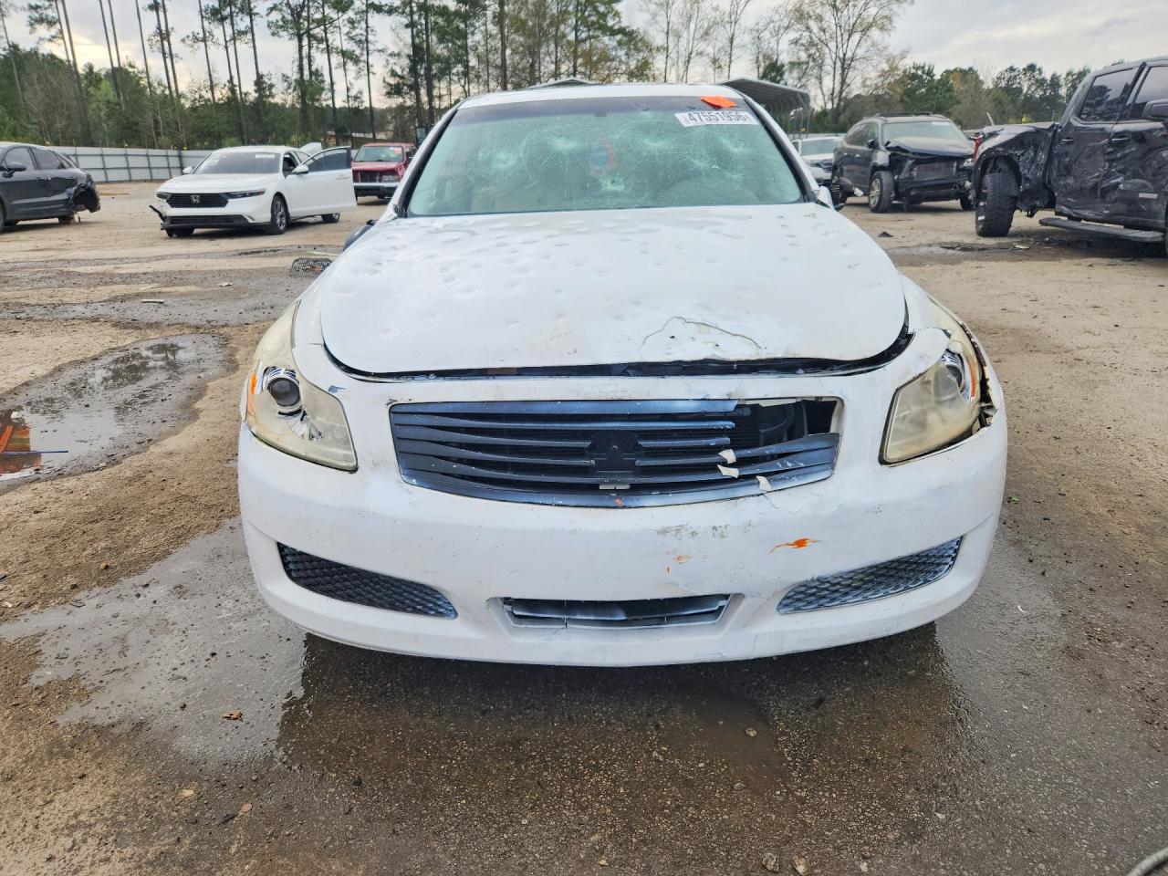 2008 Infiniti G35 X Белый vin: JNKBV61F88M280169