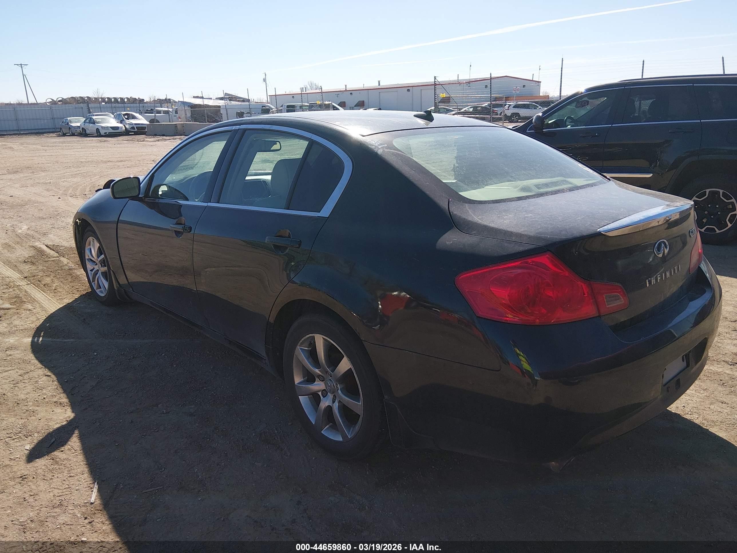 2007 Infiniti G35x   Black vin: JNKBV61F97M809160