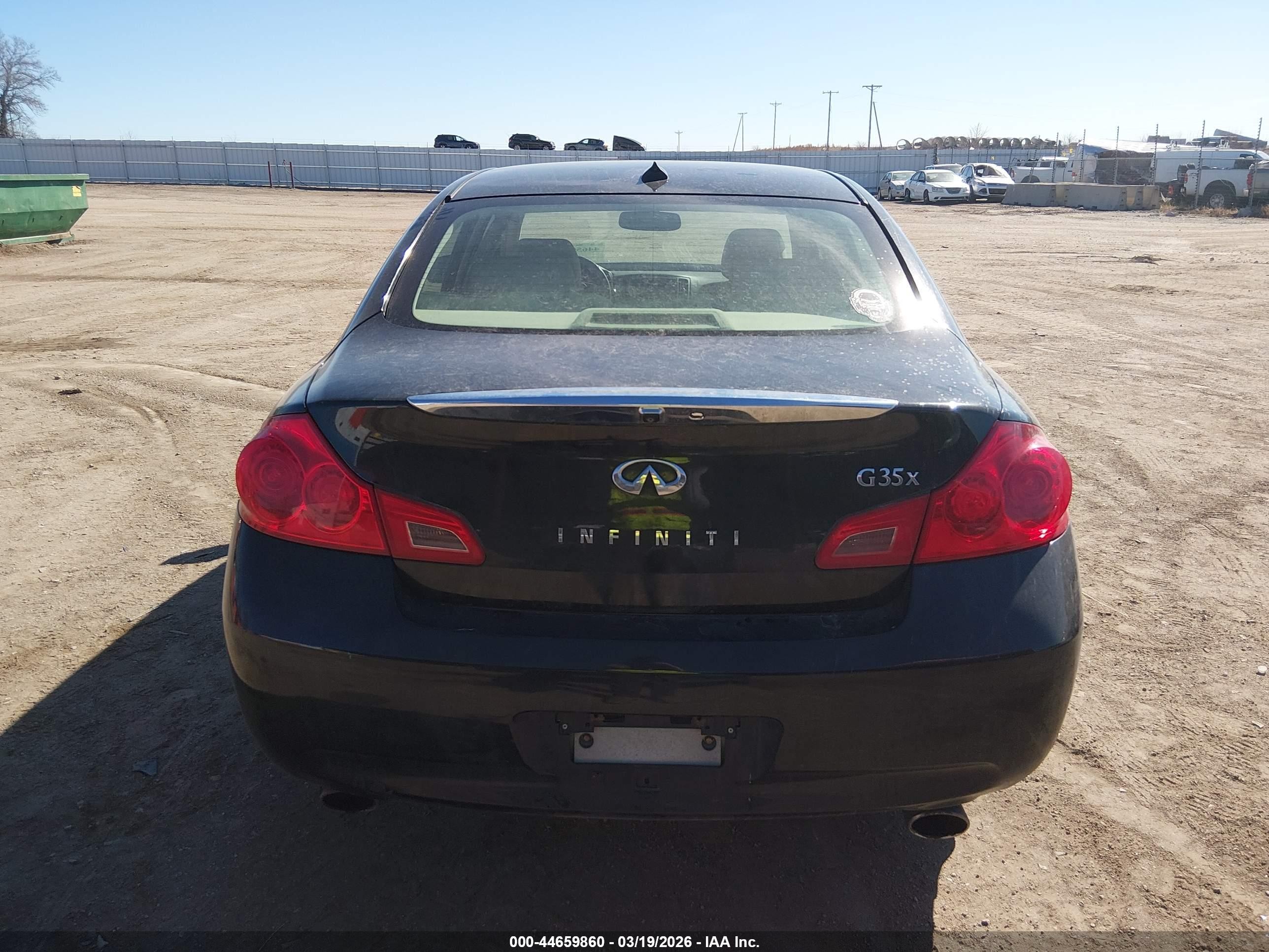 2007 Infiniti G35x   Black vin: JNKBV61F97M809160