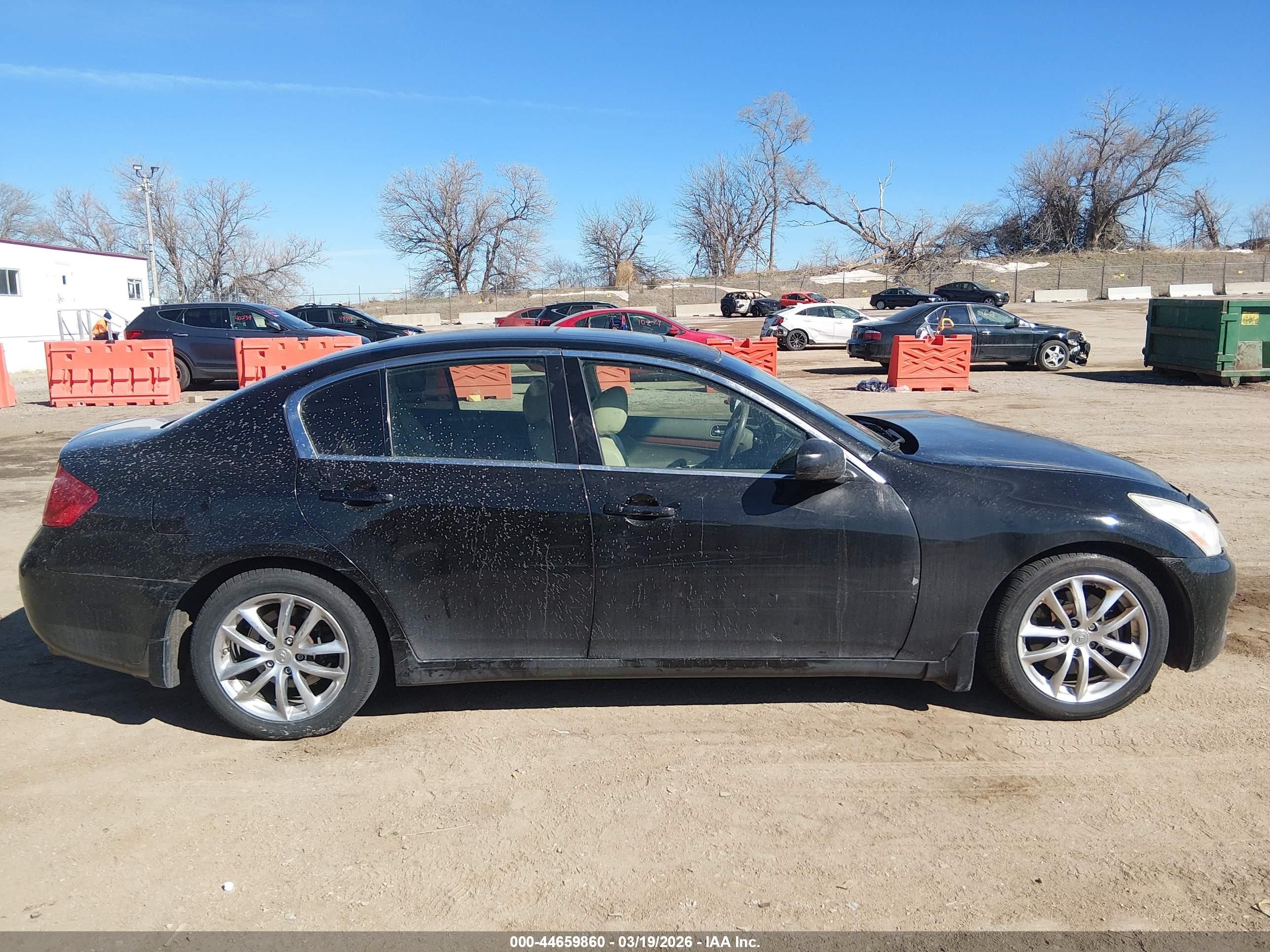 2007 Infiniti G35x   Black vin: JNKBV61F97M809160