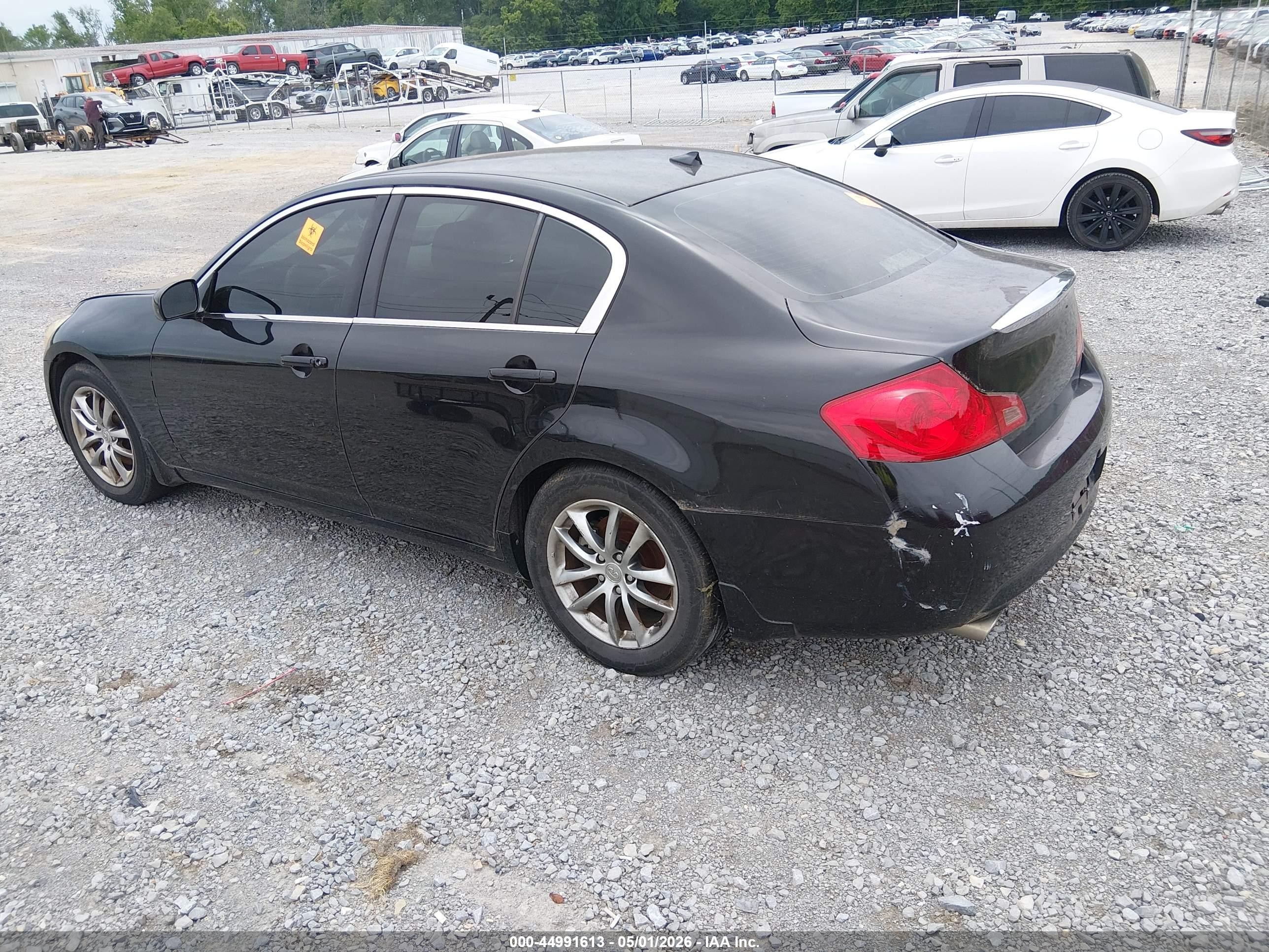 2007 Infiniti G35x   Black vin: JNKBV61F97M812057
