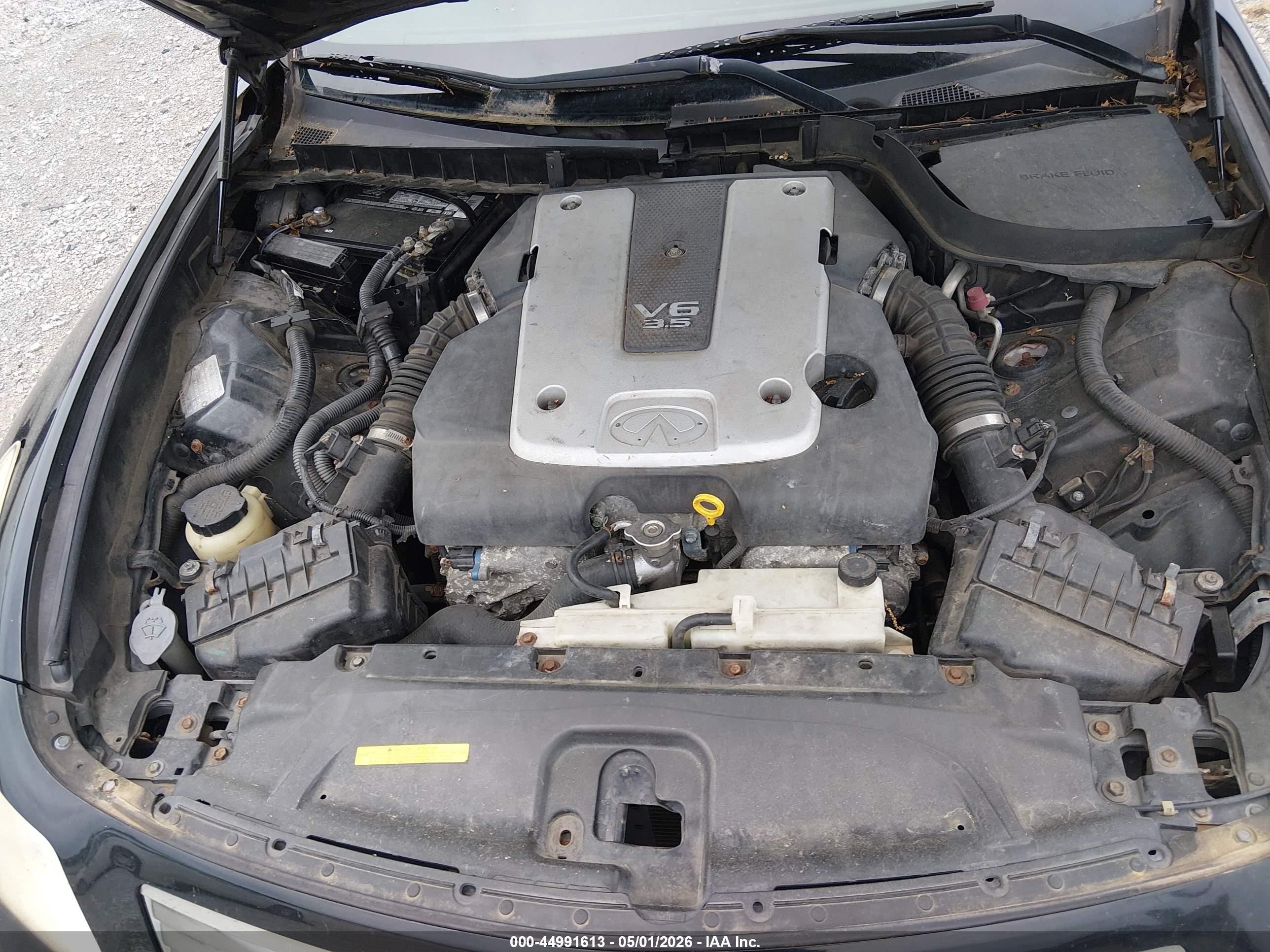 2007 Infiniti G35x   Black vin: JNKBV61F97M812057