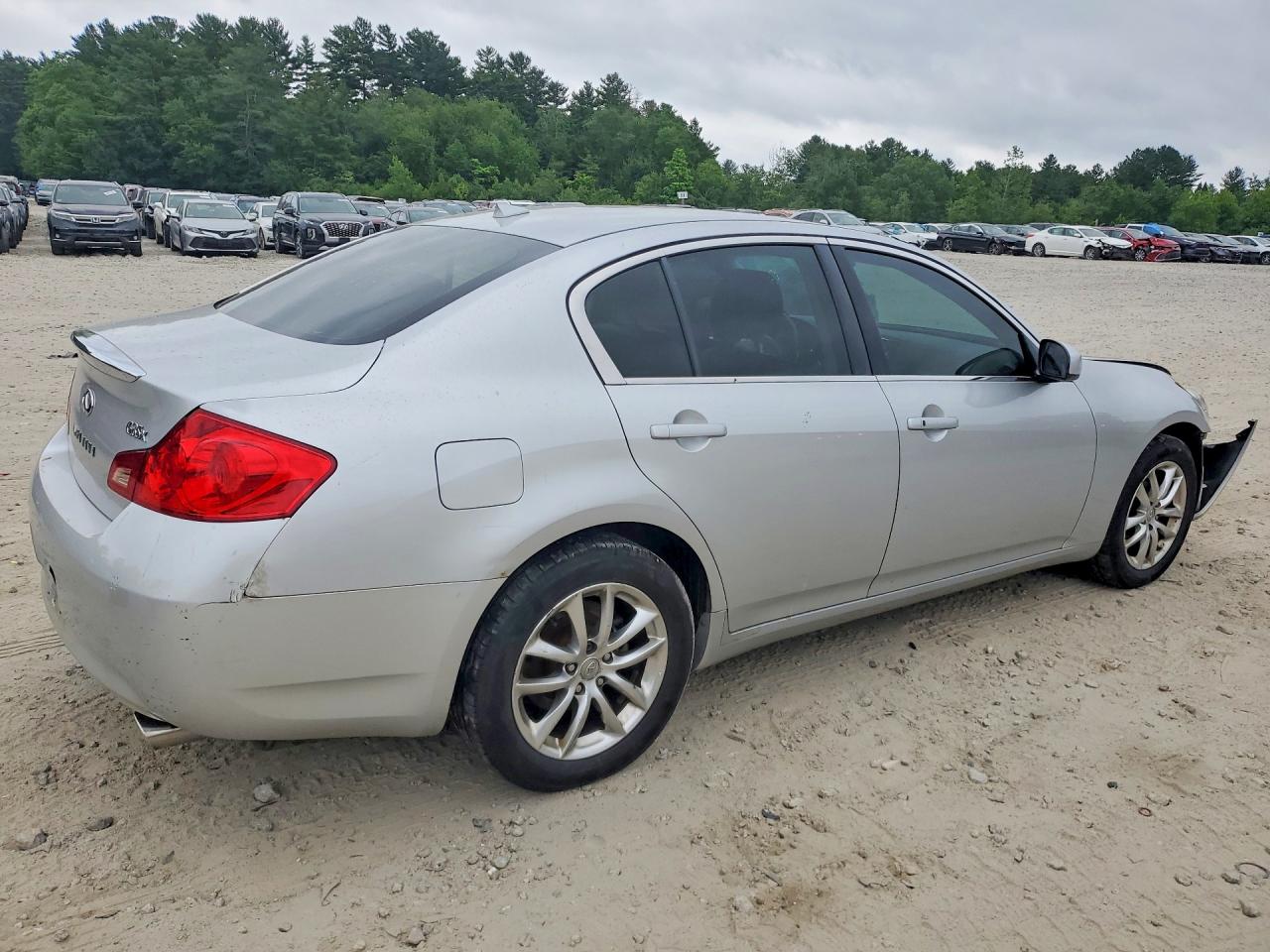 2007 Infiniti G35 X Silver vin: JNKBV61F97M812723