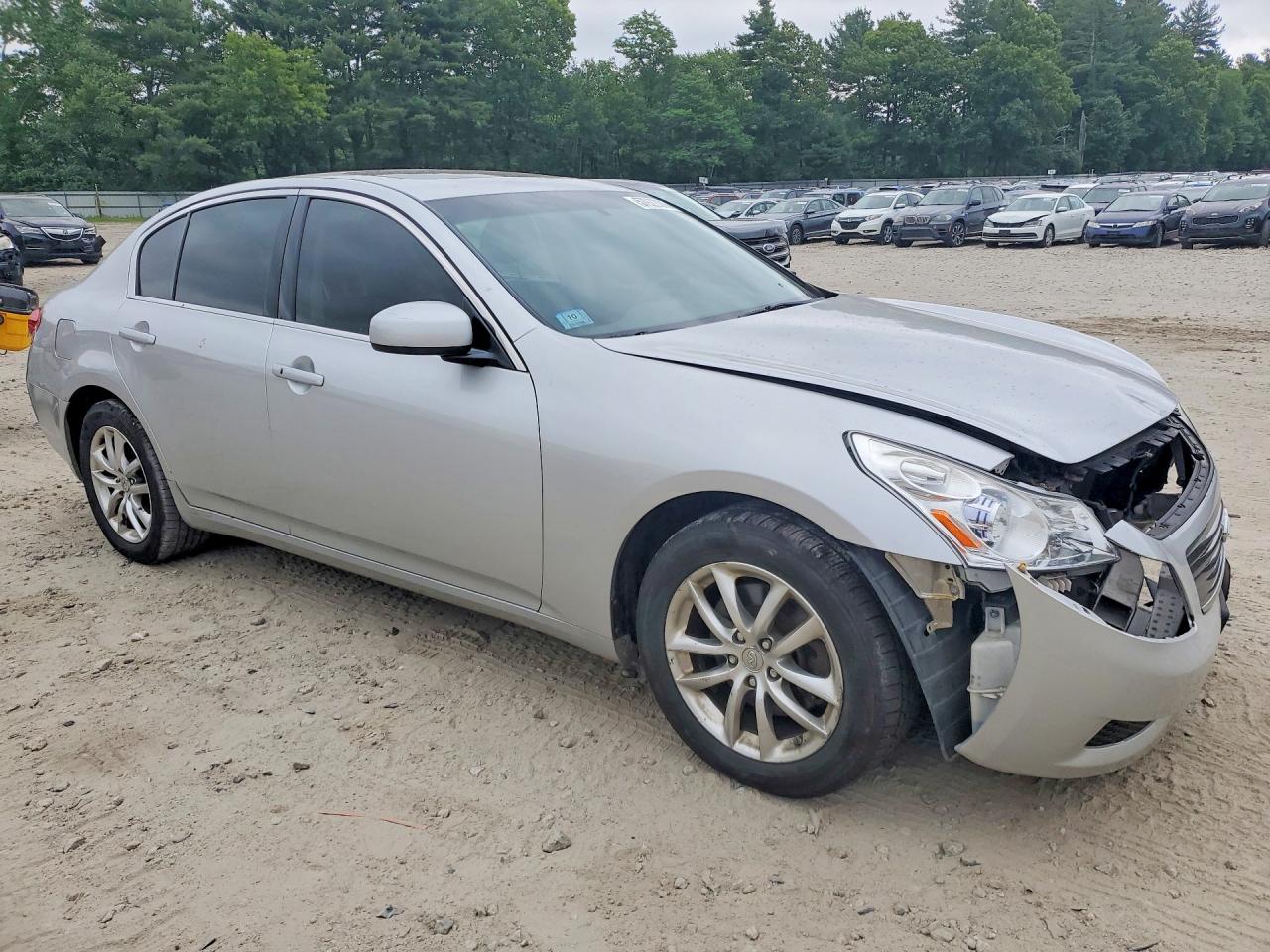 2007 Infiniti G35 X Silver vin: JNKBV61F97M812723