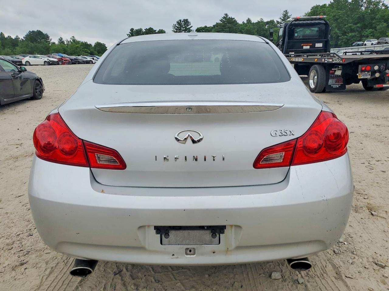 2007 Infiniti G35 X Silver vin: JNKBV61F97M812723