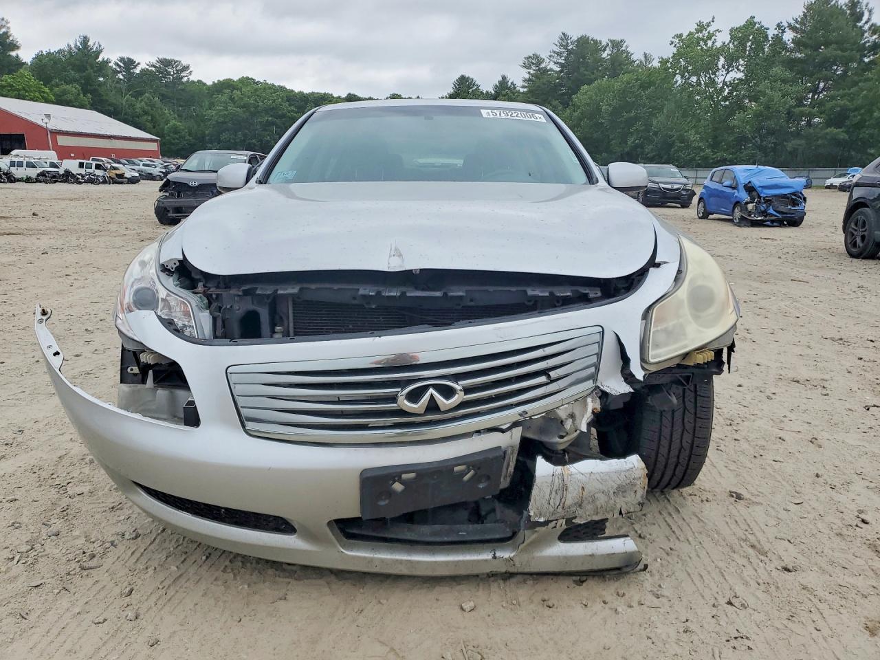 2007 Infiniti G35 X Silver vin: JNKBV61F97M812723