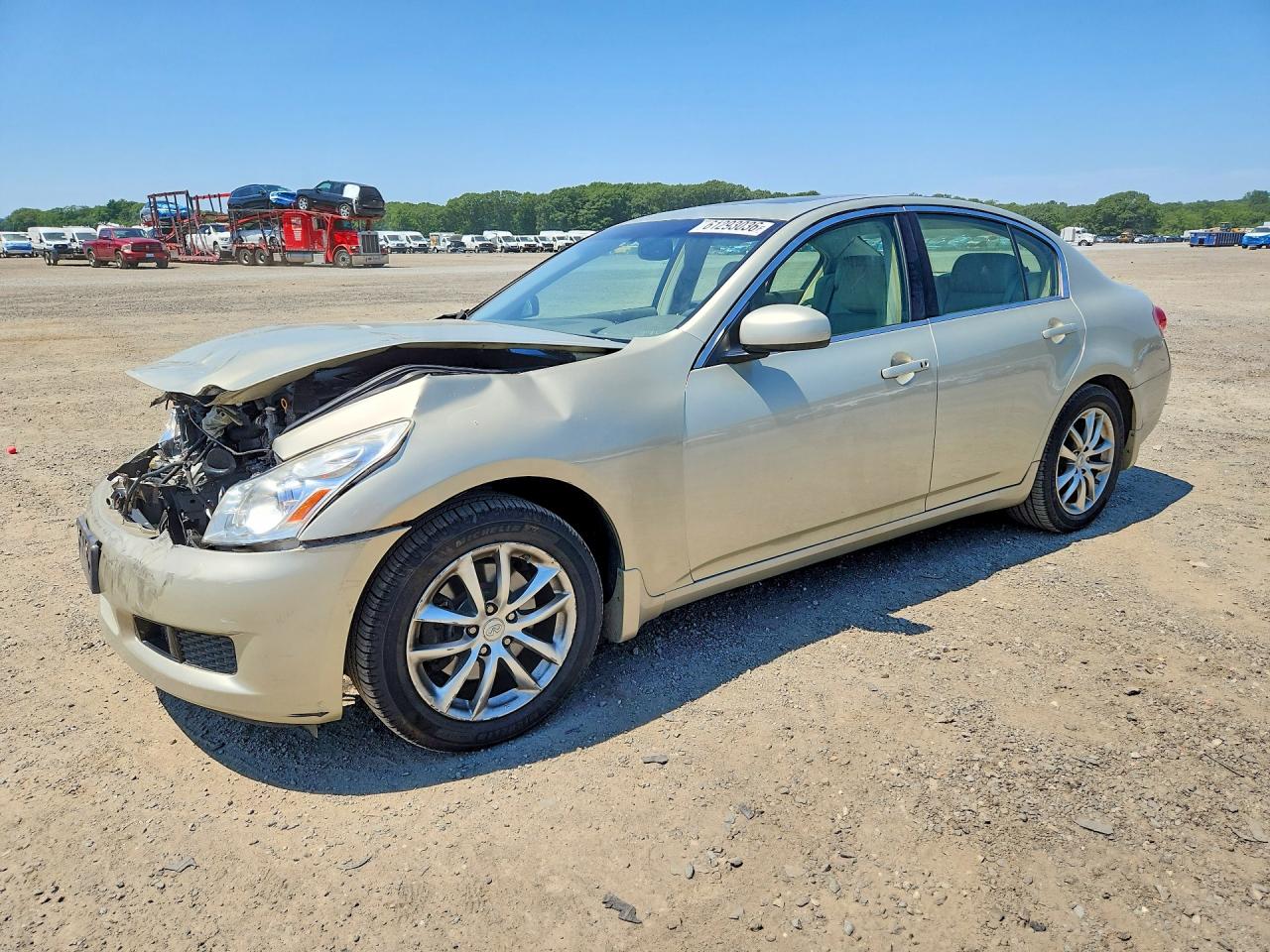 2007 Infiniti G35 X Gold vin: JNKBV61F97M812978