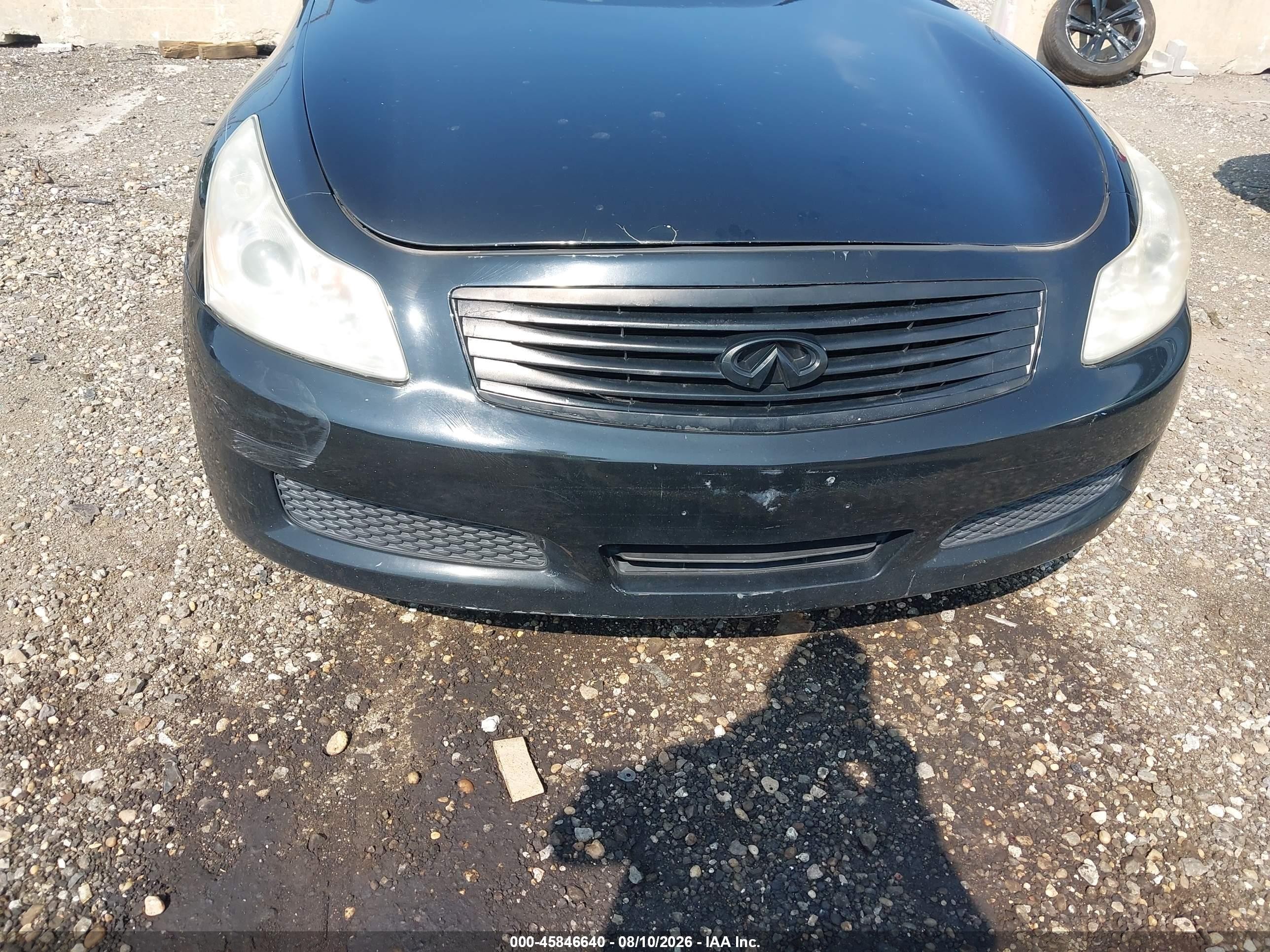 2008 Infiniti G35x Черный vin: JNKBV61F98M262893