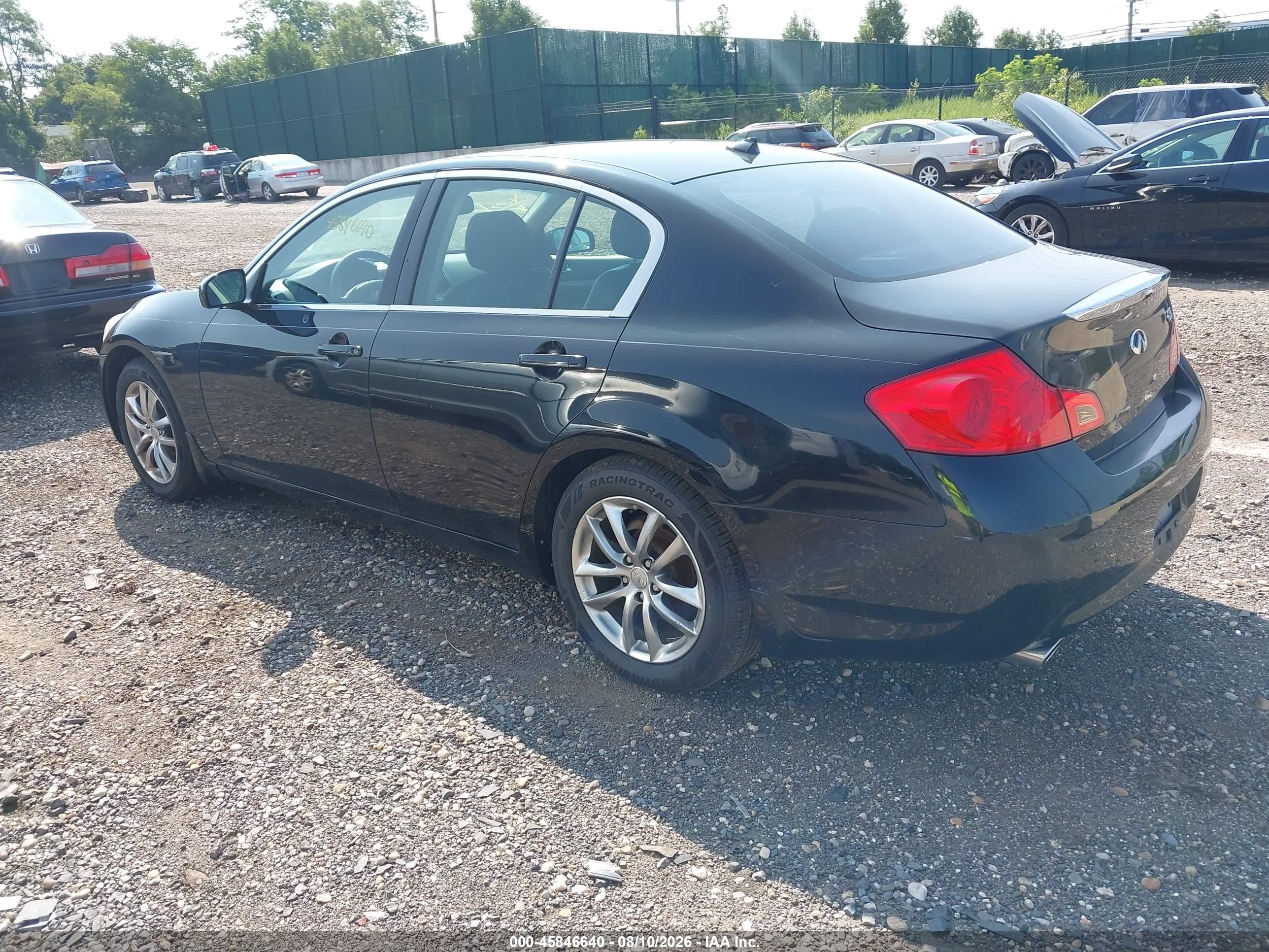 2008 Infiniti G35x Черный vin: JNKBV61F98M262893