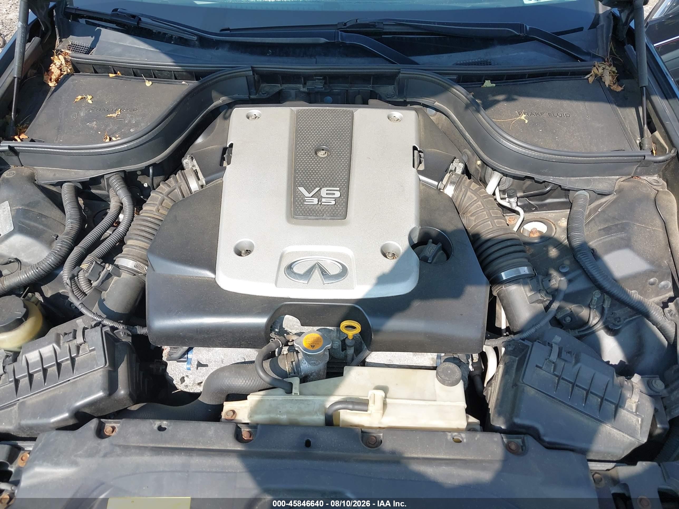 2008 Infiniti G35x Черный vin: JNKBV61F98M262893