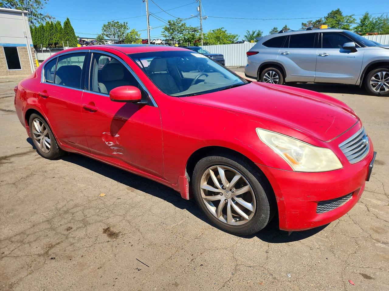 2007 Infiniti G35 X Red vin: JNKBV61FX7M819180