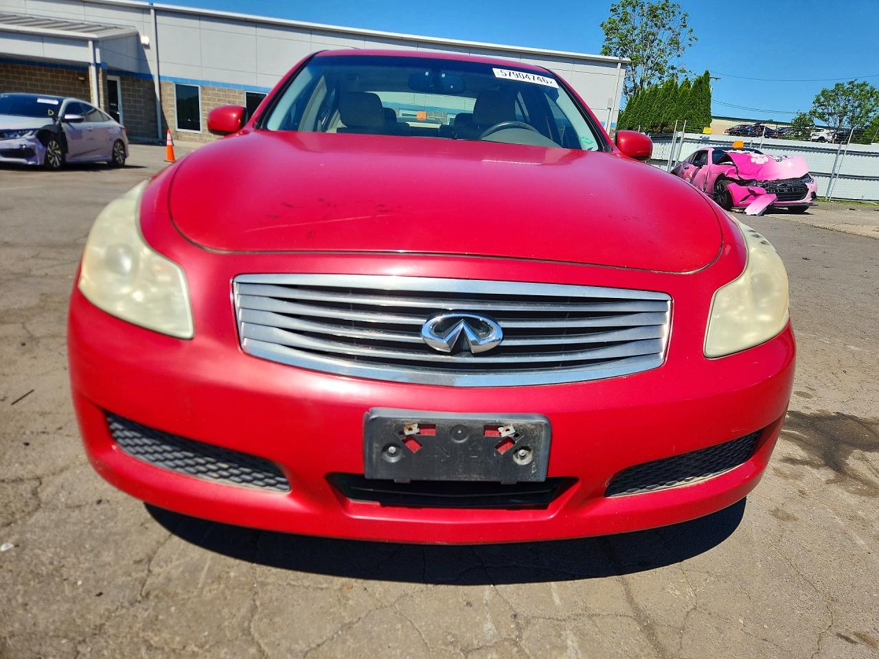 2007 Infiniti G35 X Red vin: JNKBV61FX7M819180