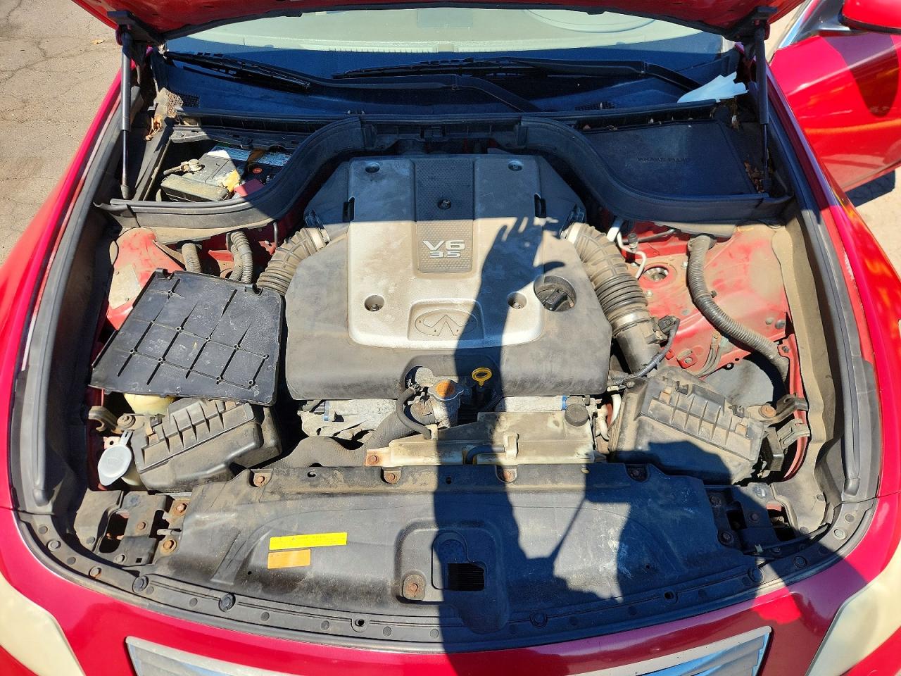 2007 Infiniti G35 X Red vin: JNKBV61FX7M819180