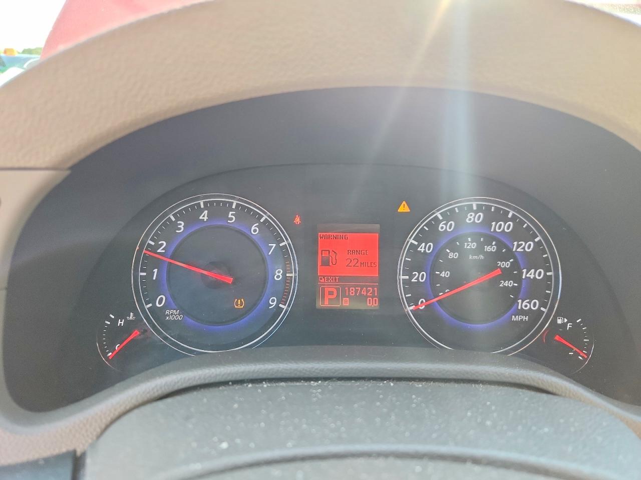 2007 Infiniti G35 X Red vin: JNKBV61FX7M819180