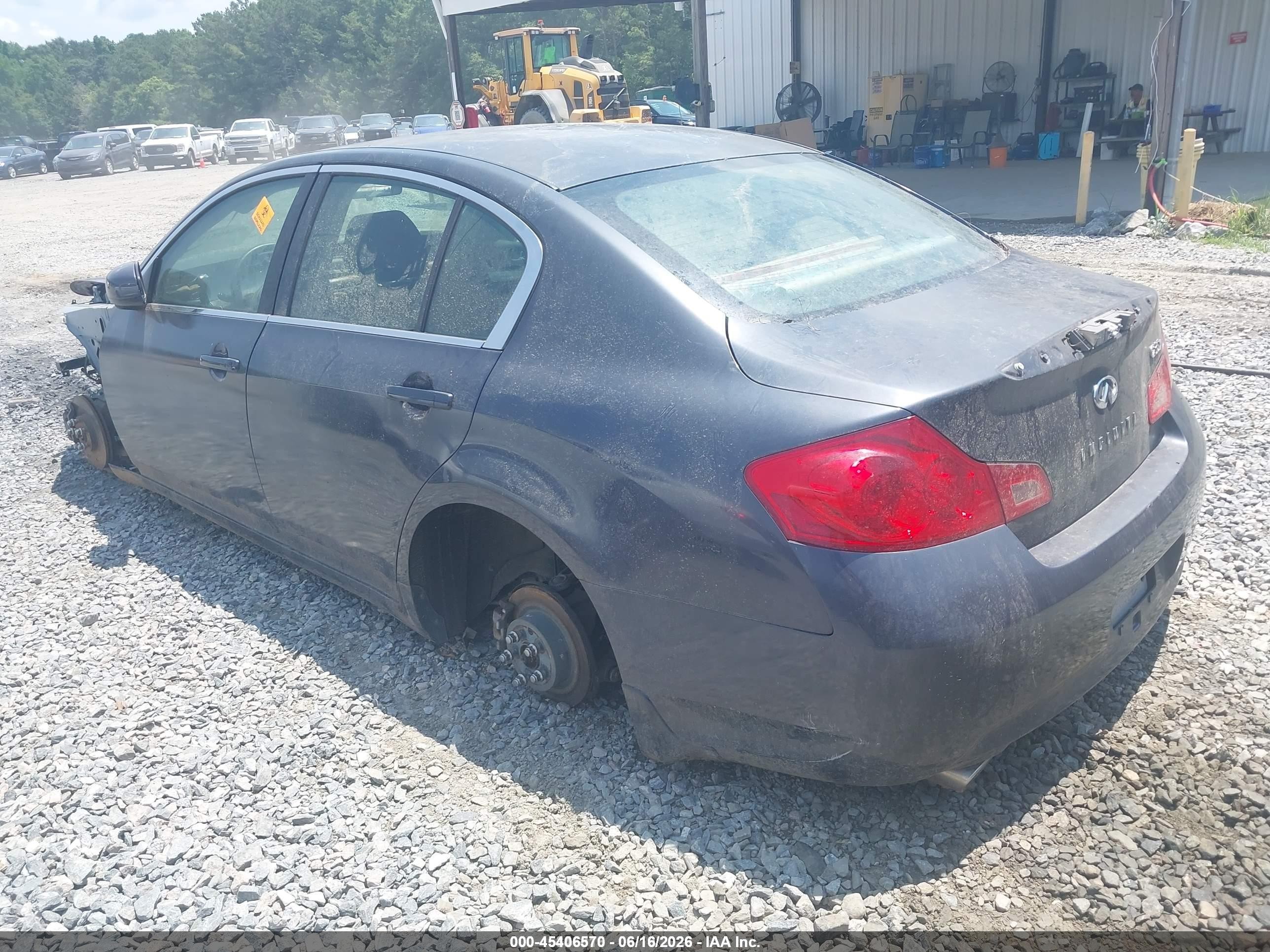 2007 Infiniti G35x   Gray vin: JNKBV61FX7M823245