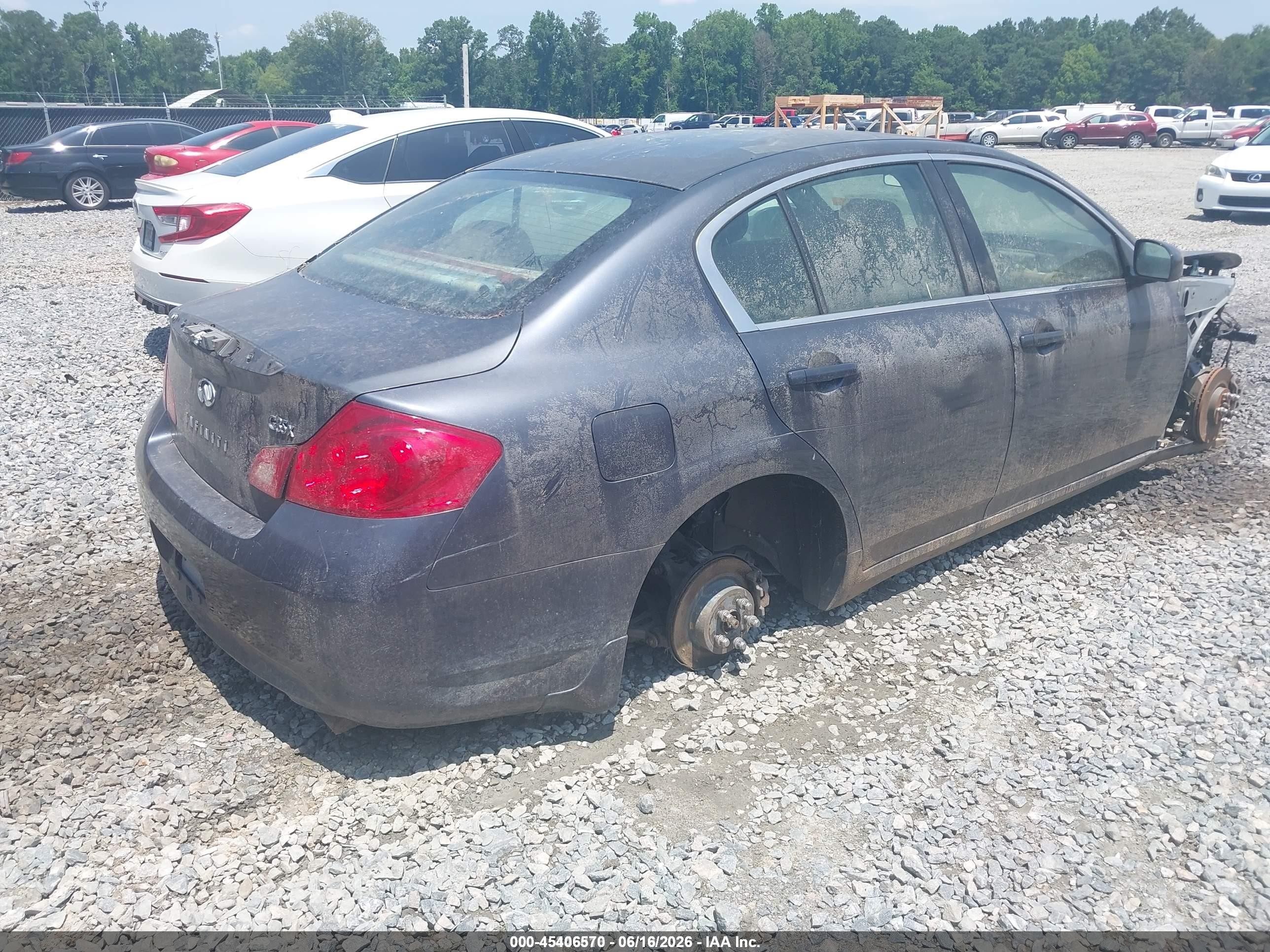 2007 Infiniti G35x   Gray vin: JNKBV61FX7M823245