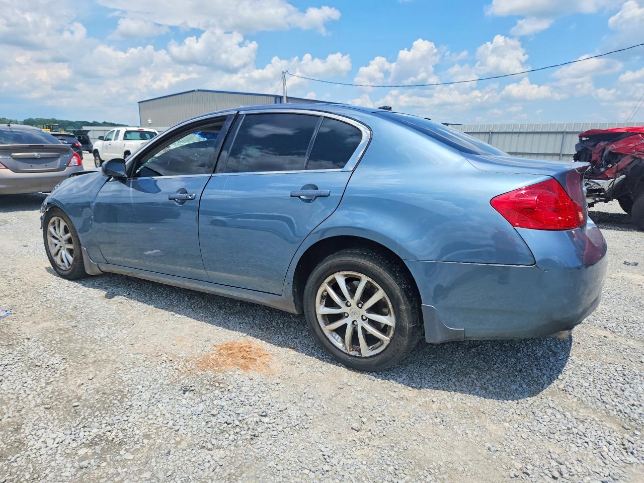 2008 Infiniti G35 Blue vin: JNKBV61FX8M270386