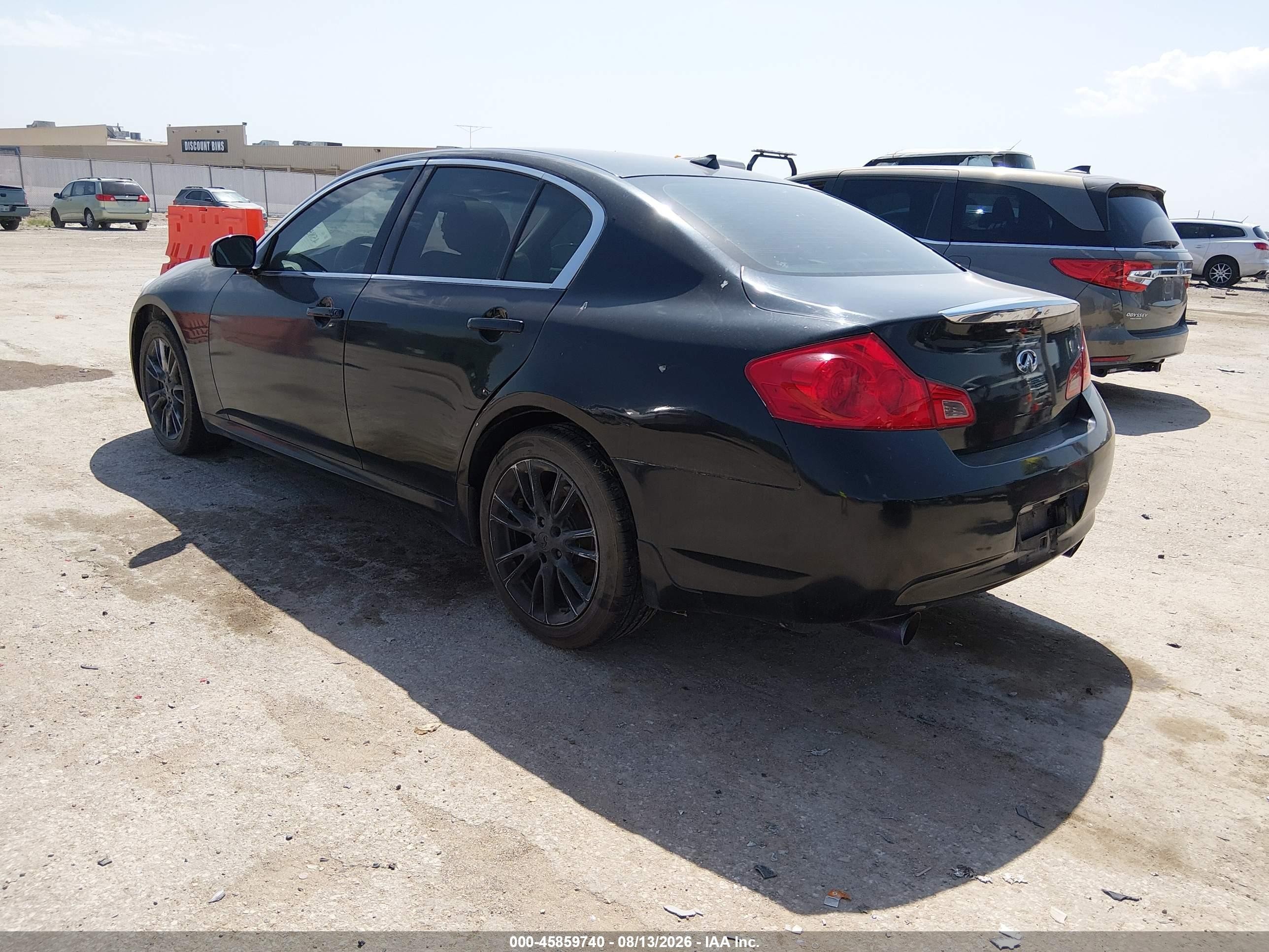 2008 Infiniti G35x   Черный vin: JNKBV61FX8M270663