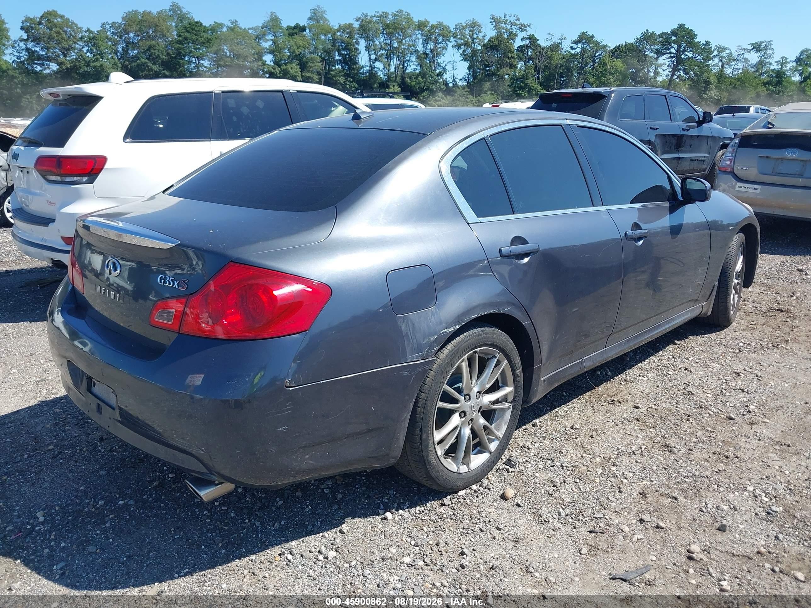 2008 Infiniti G35x   Gray vin: JNKBV61FX8M275149