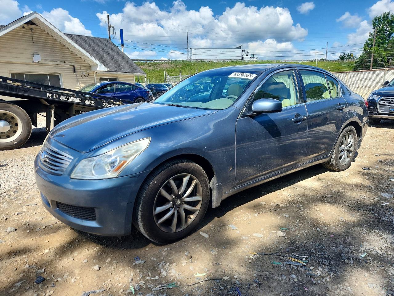 2008 Infiniti G35 X Blue vin: JNKBV61FX8M275183