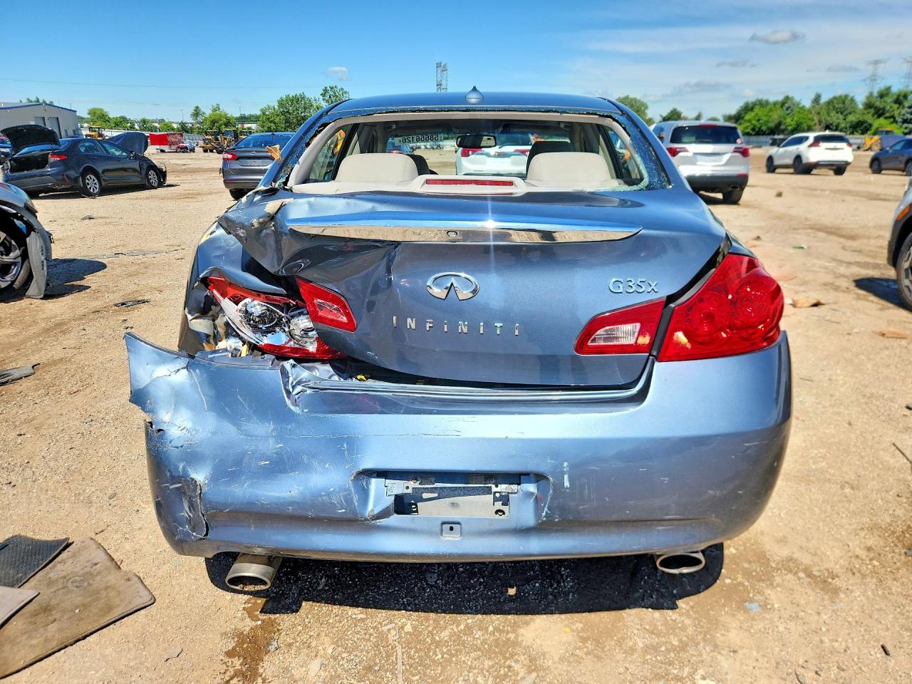 2008 Infiniti G35 X Синий vin: JNKBV61FX8M275927