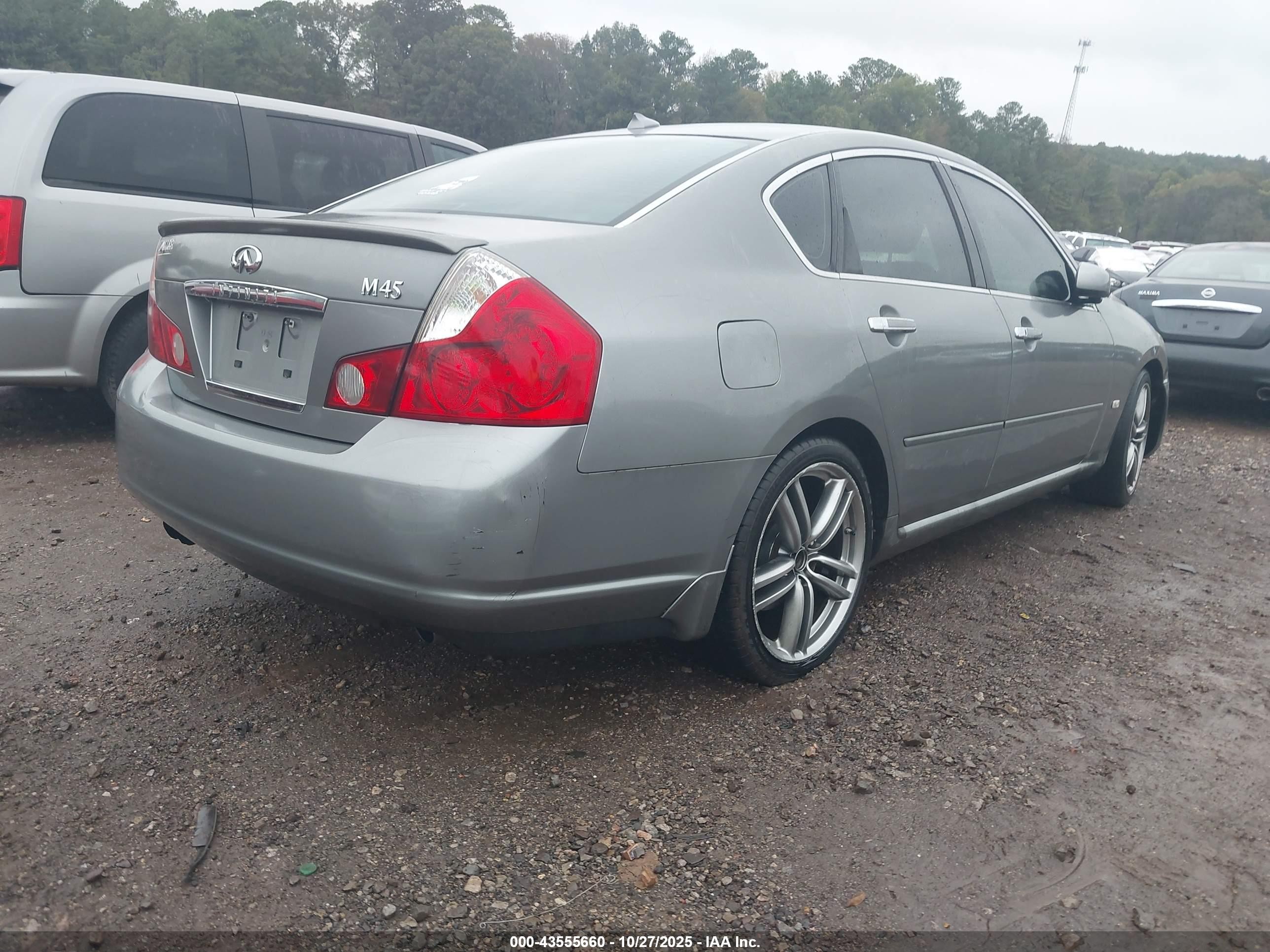 2006 Infiniti M45 Sport Gray vin: JNKBY01E06M205698