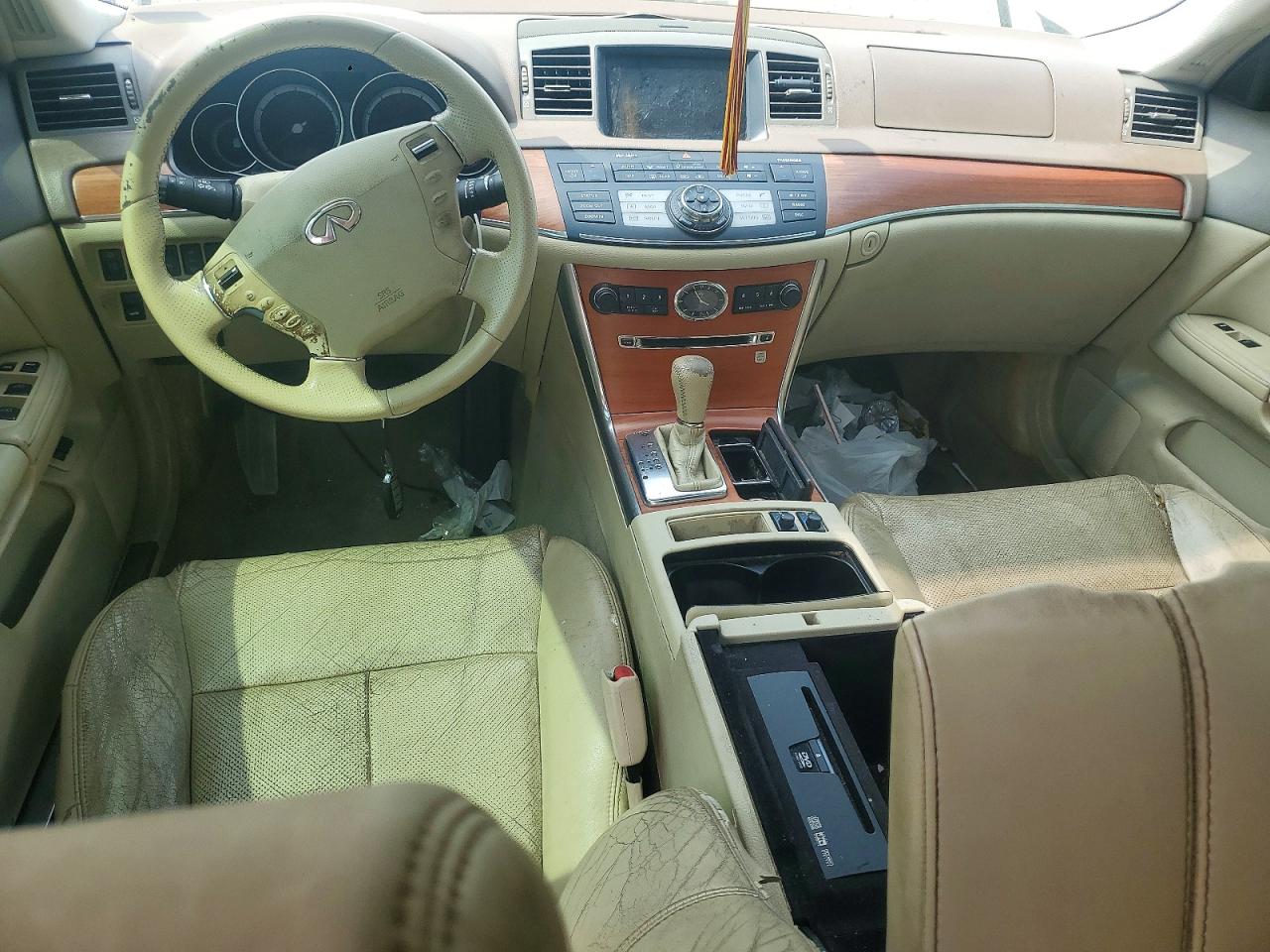 2007 Infiniti M45 Base Белый vin: JNKBY01E07M401626