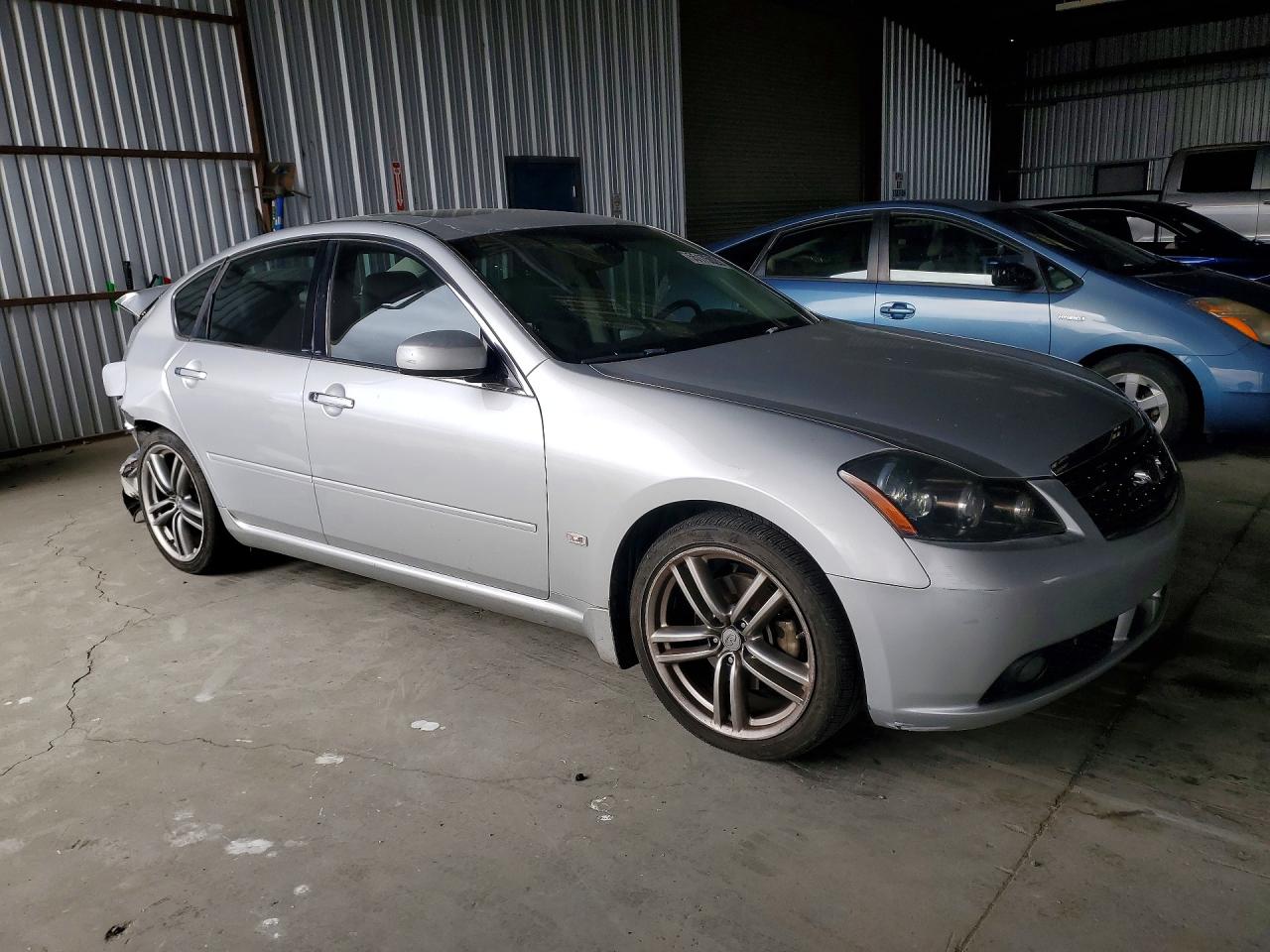2007 Infiniti M45 Base Silver vin: JNKBY01E07M403179