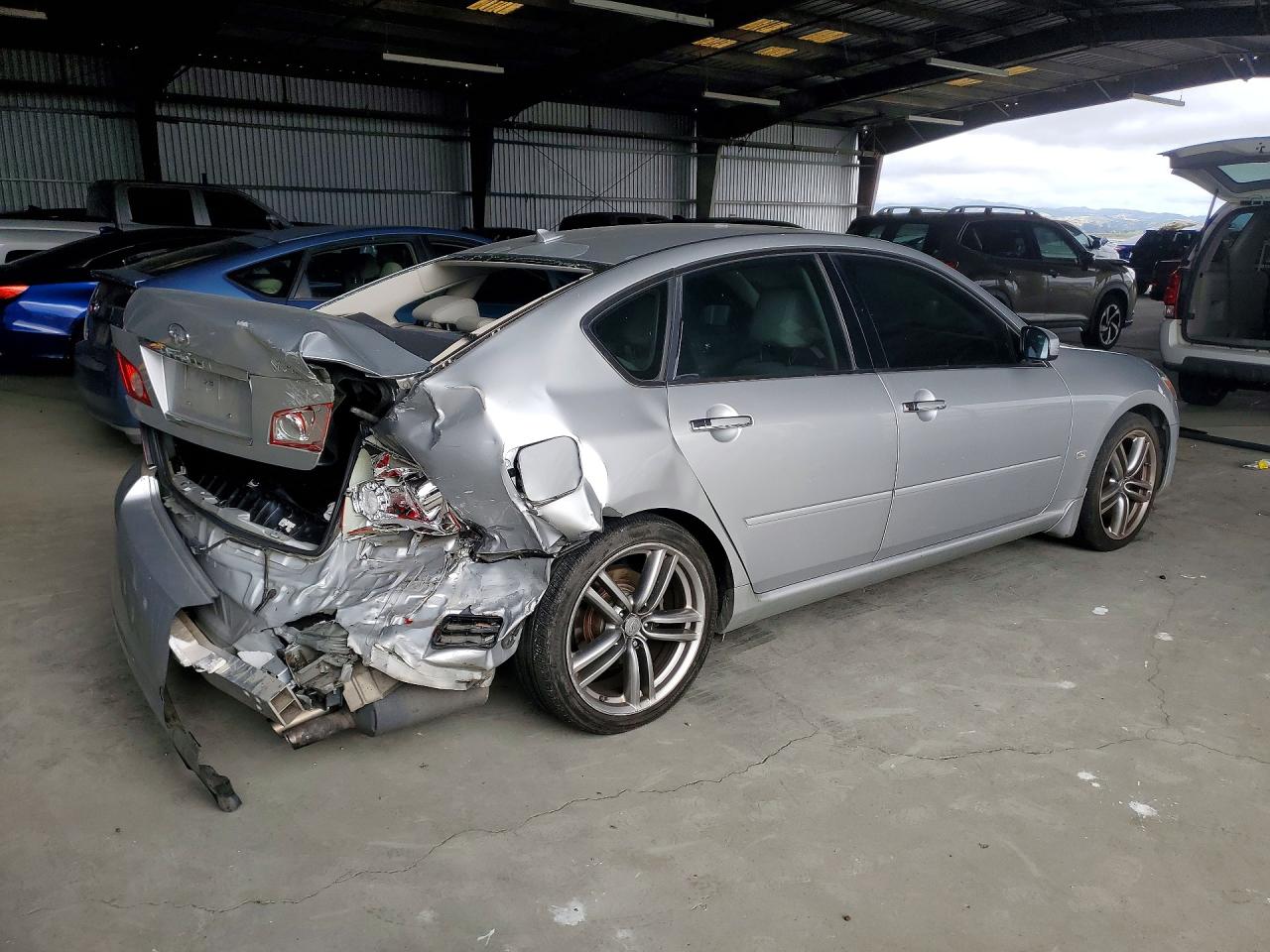 2007 Infiniti M45 Base Silver vin: JNKBY01E07M403179