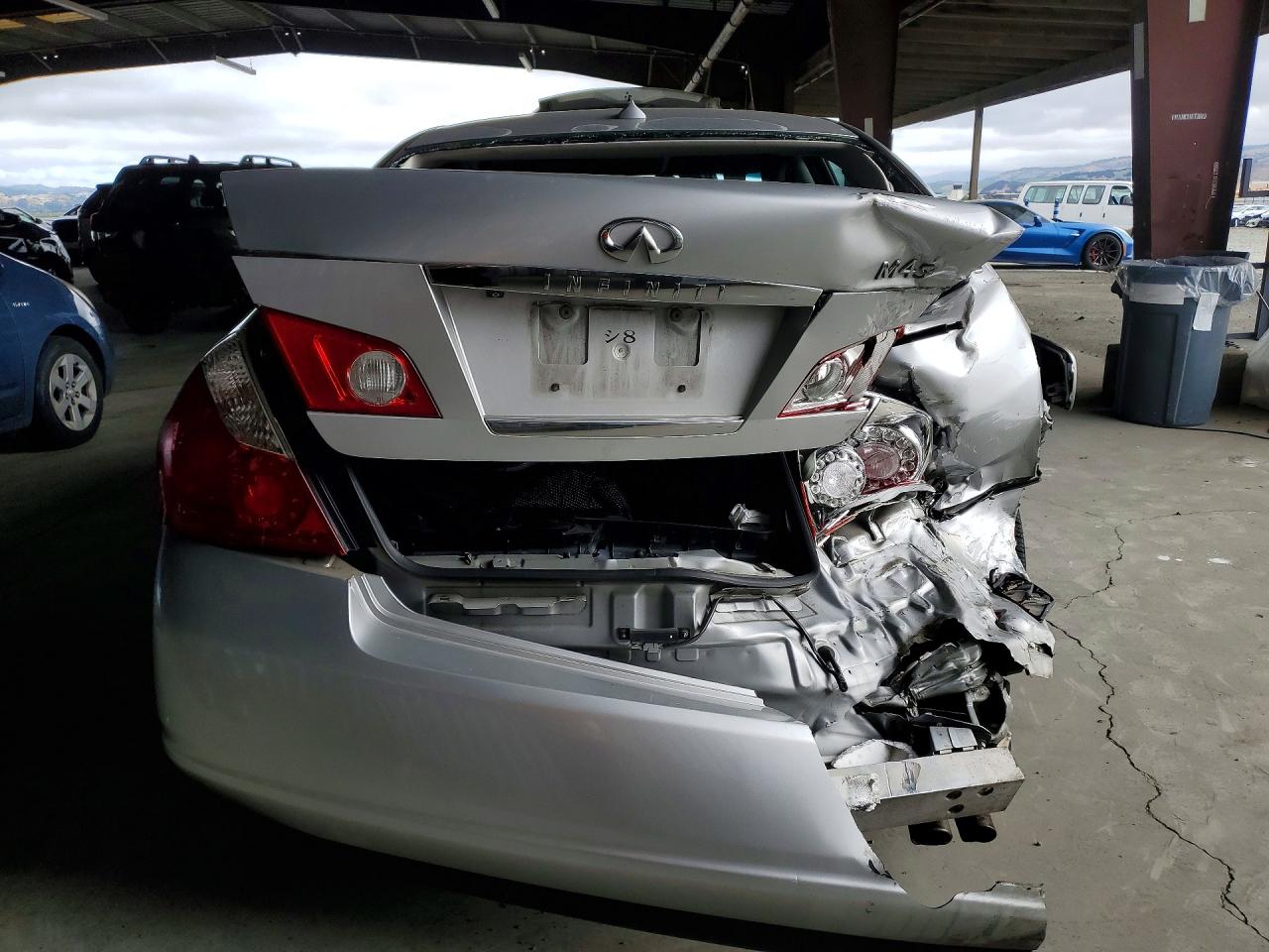 2007 Infiniti M45 Base Silver vin: JNKBY01E07M403179
