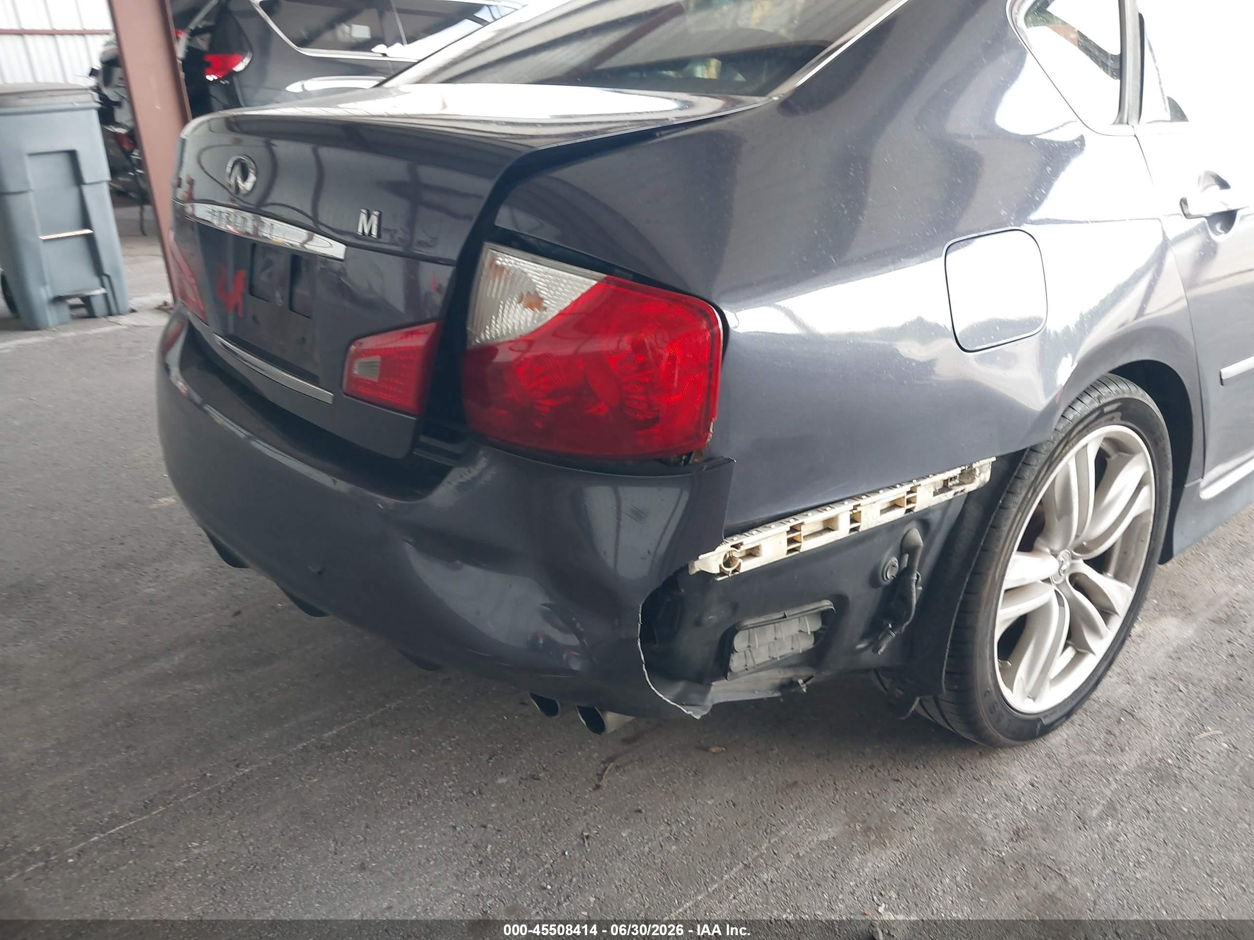 2008 Infiniti M45   Gray vin: JNKBY01E08M500934