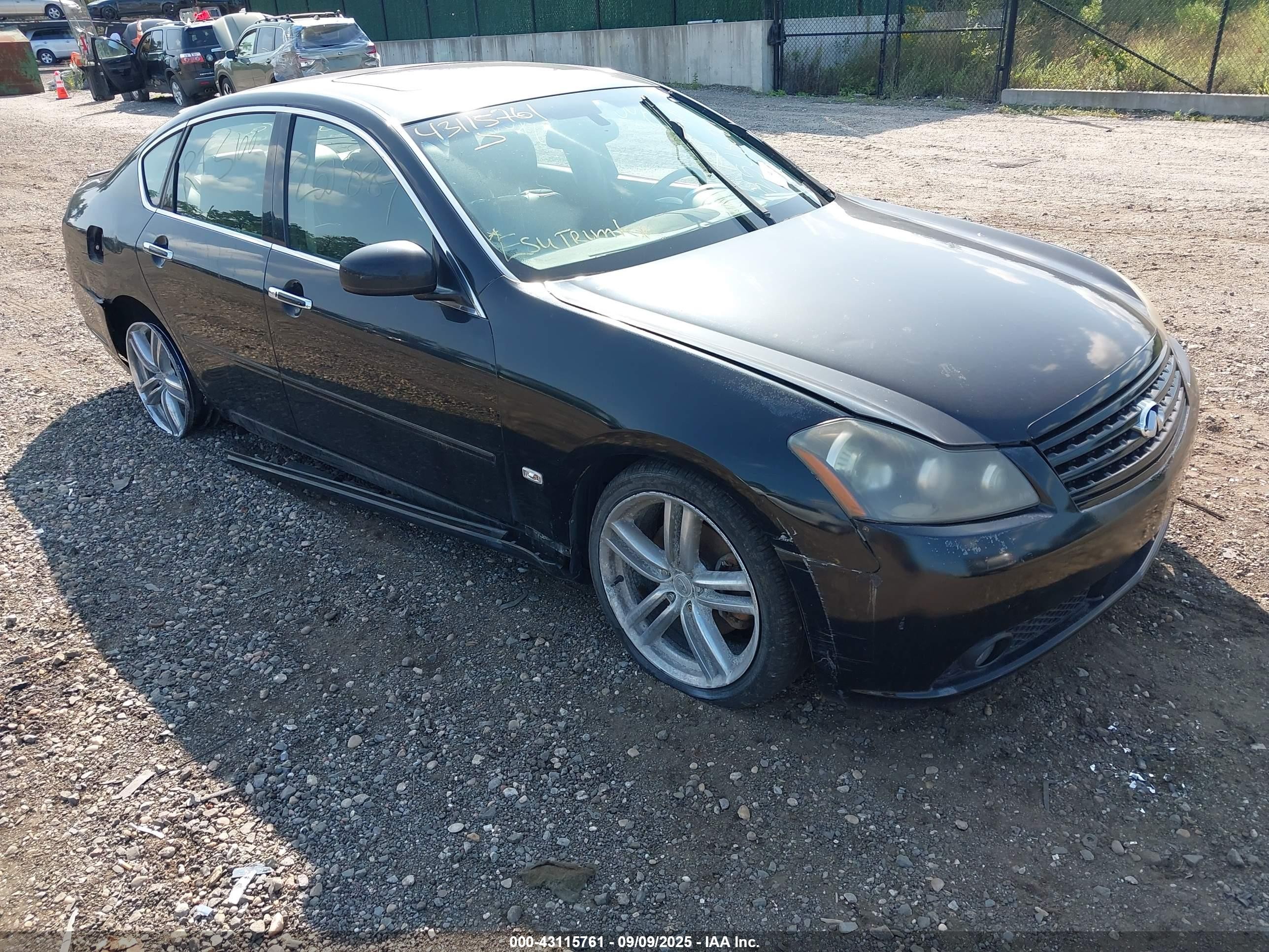 2006 Infiniti M45 Sport Black vin: JNKBY01E16M204754
