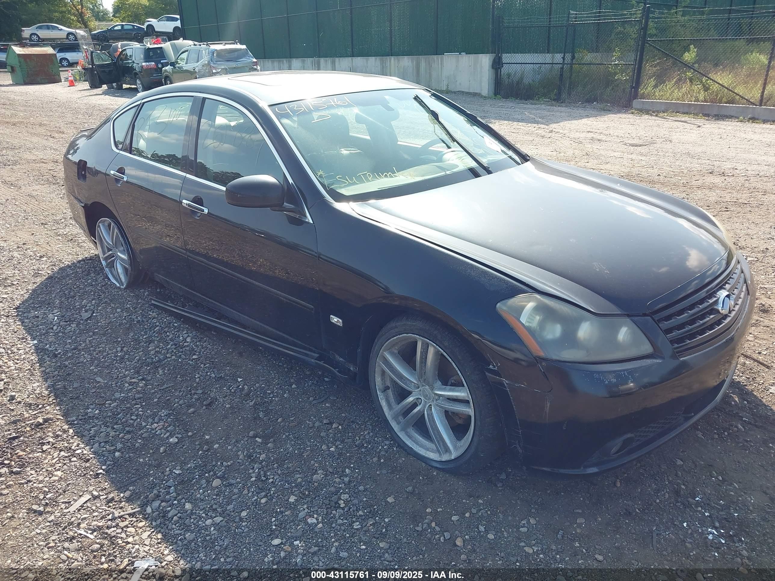 2006 Infiniti M45 Sport Black vin: JNKBY01E16M204754