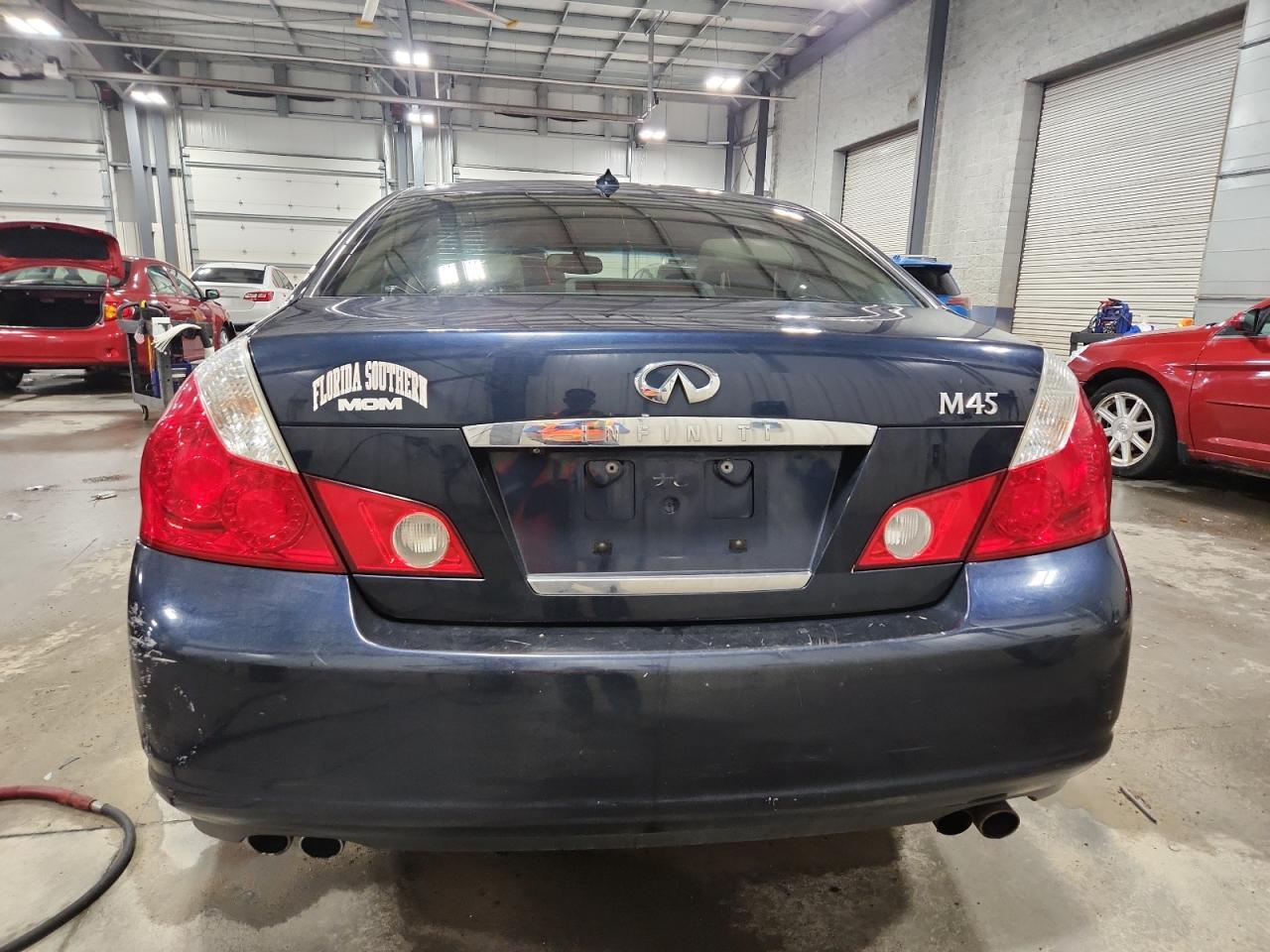2006 Infiniti M45 Base Blue vin: JNKBY01E26M200678