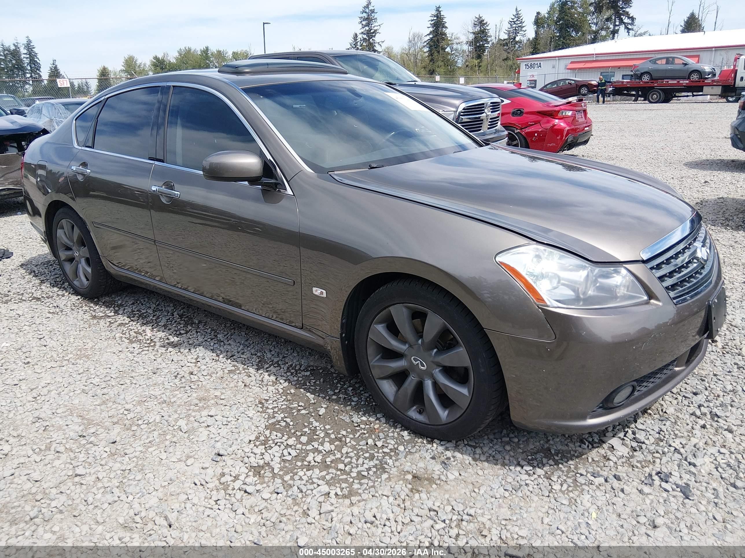 2006 Infiniti M45   Gray vin: JNKBY01E26M202480