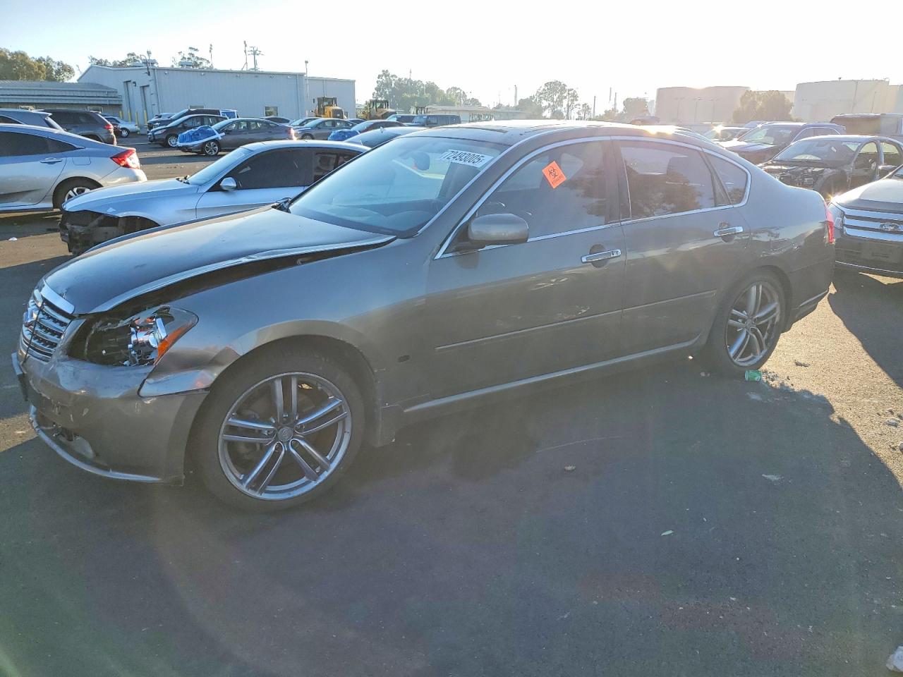 2006 Infiniti M45 Base Gray vin: JNKBY01E26M203533