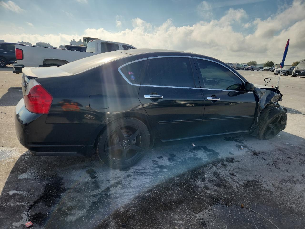 2006 Infiniti M45 Base Black vin: JNKBY01E26M205699