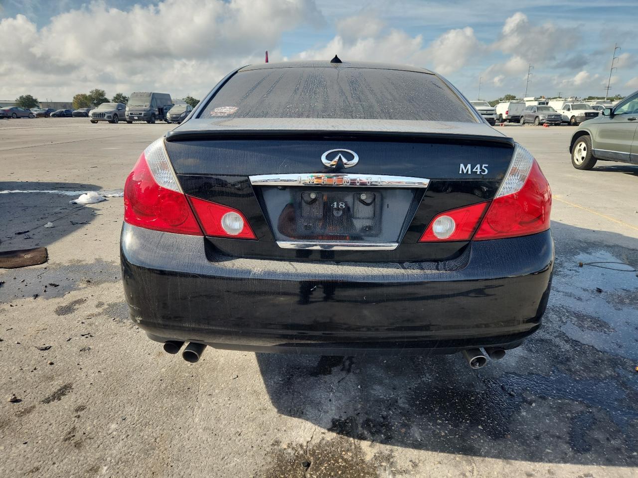 2006 Infiniti M45 Base Black vin: JNKBY01E26M205699