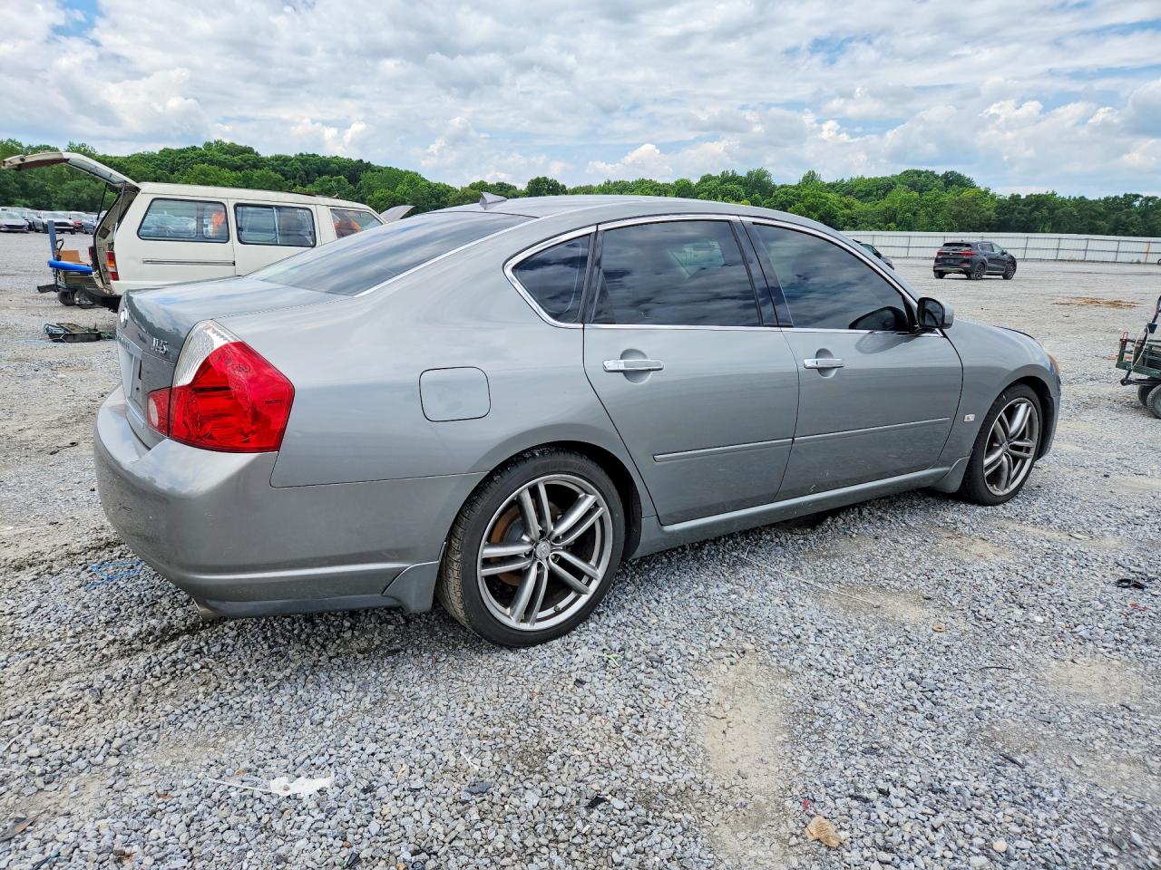 2007 Infiniti M45 Silver vin: JNKBY01E27M403488