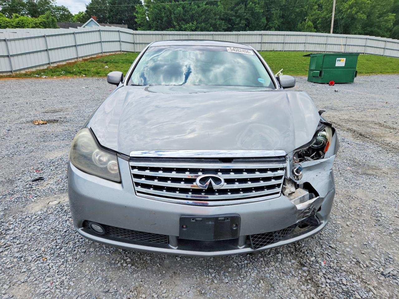2007 Infiniti M45 Silver vin: JNKBY01E27M403488