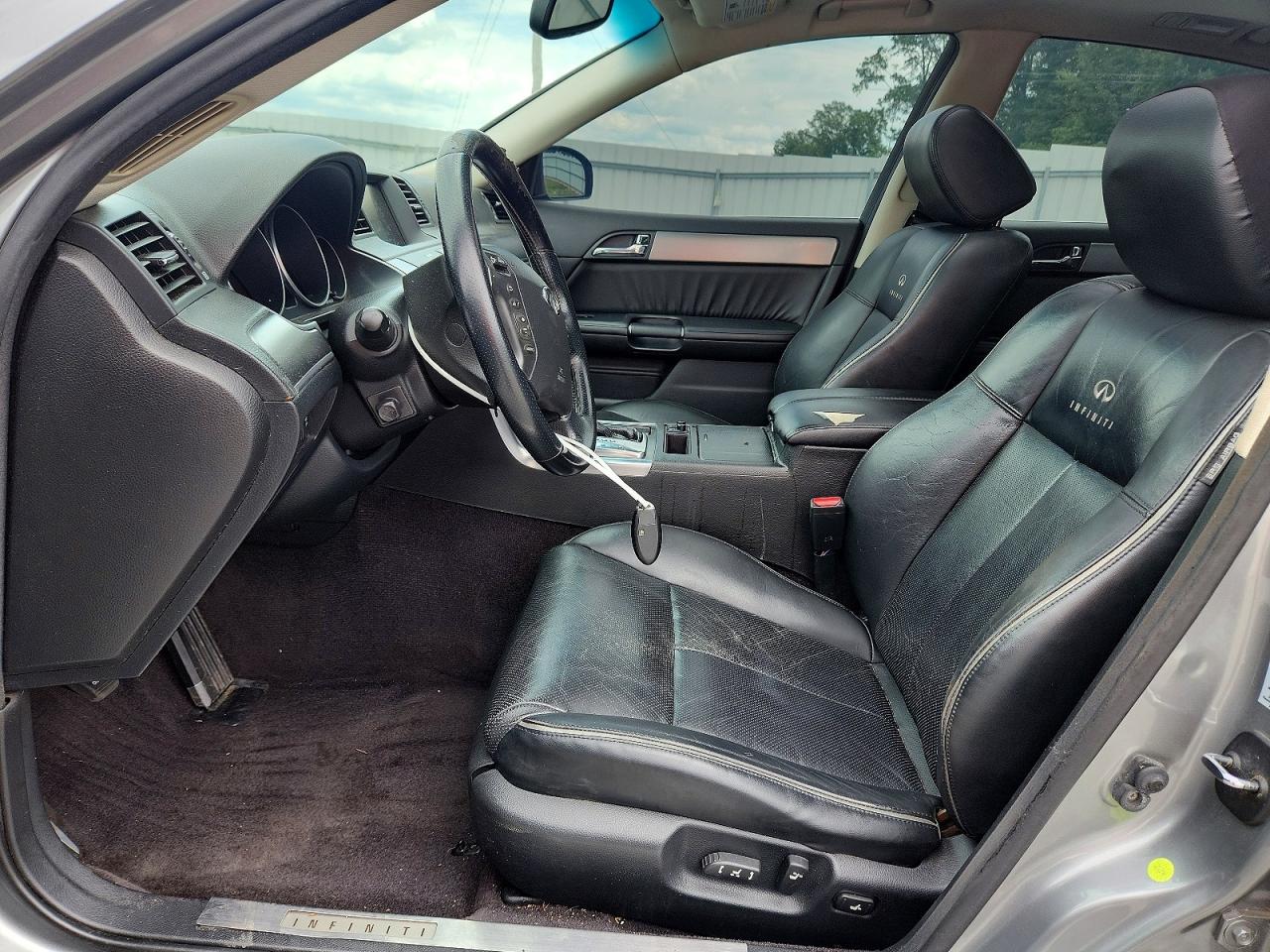 2007 Infiniti M45 Silver vin: JNKBY01E27M403488