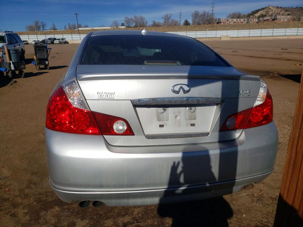 2006 Infiniti M45 Base Silver vin: JNKBY01E36M207106