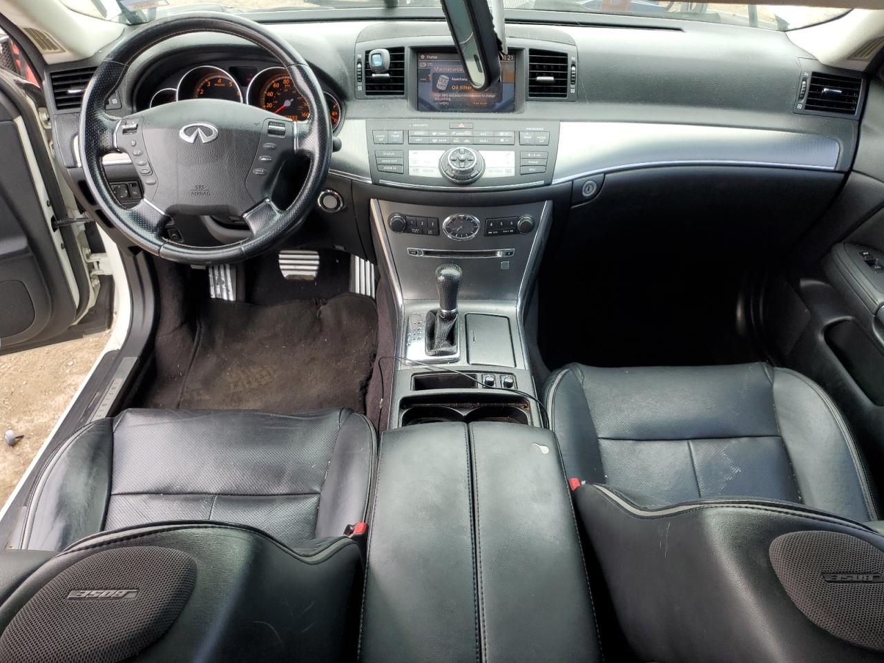 2006 Infiniti M45 Base White vin: JNKBY01E36M208451