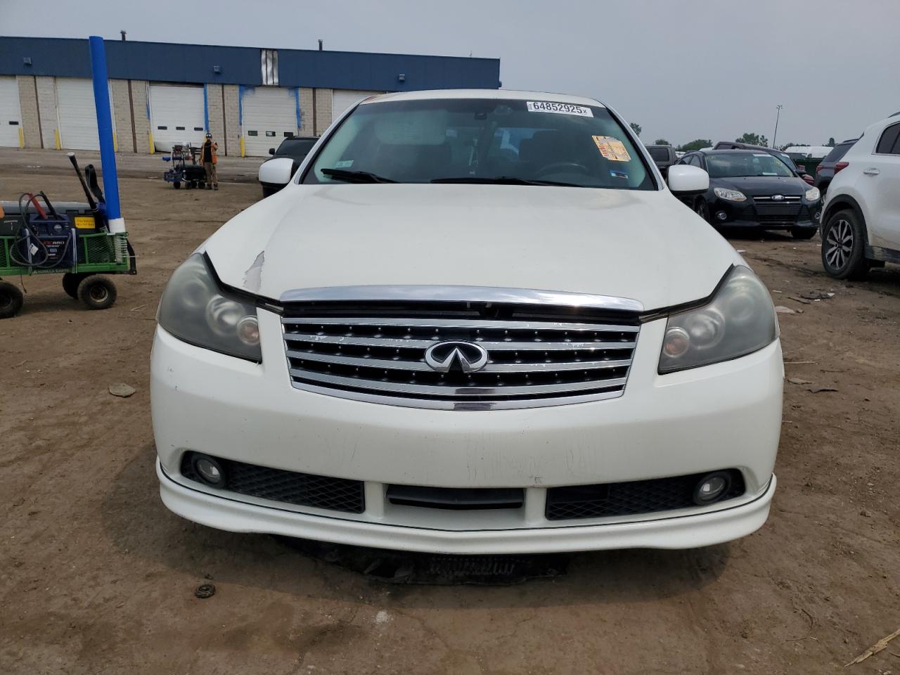 2006 Infiniti M45 Base White vin: JNKBY01E36M208451