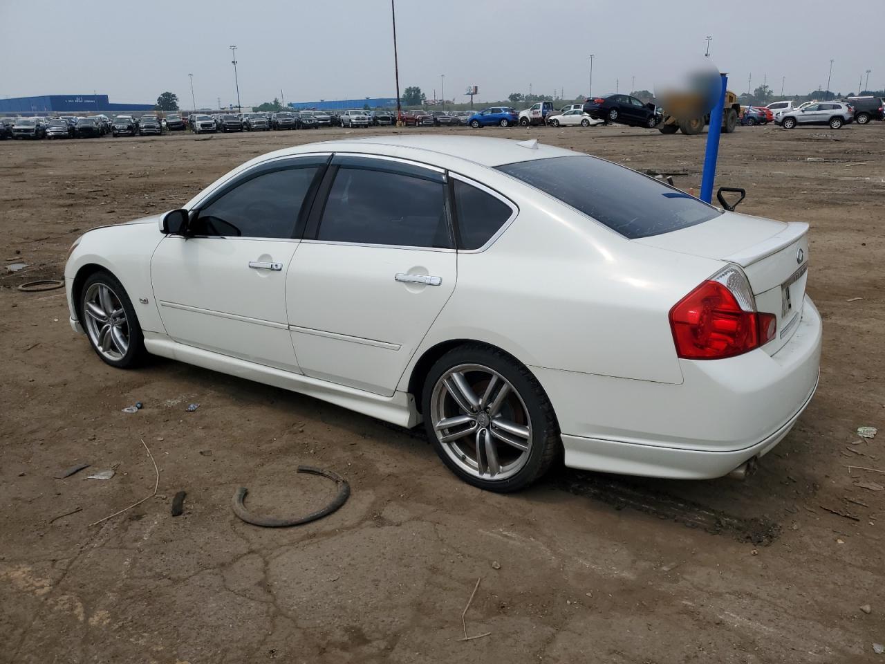 2006 Infiniti M45 Base White vin: JNKBY01E36M208451