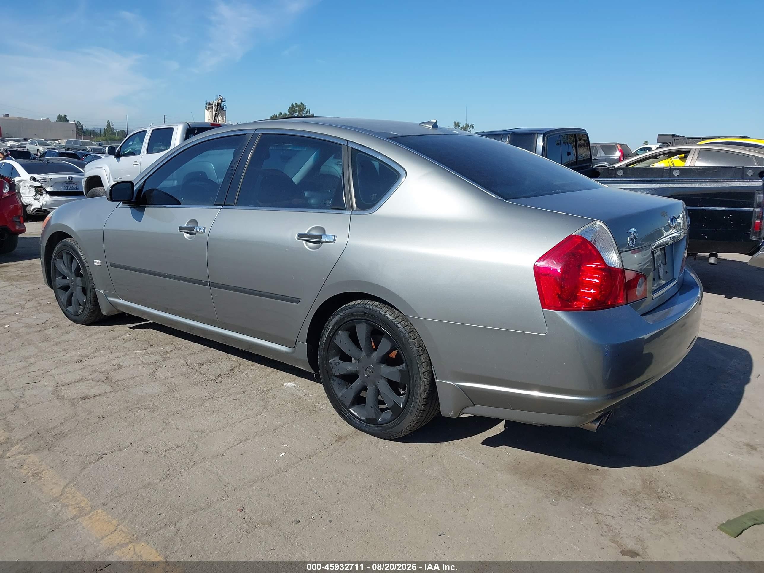 2007 Infiniti M45 Gray vin: JNKBY01E37M403631